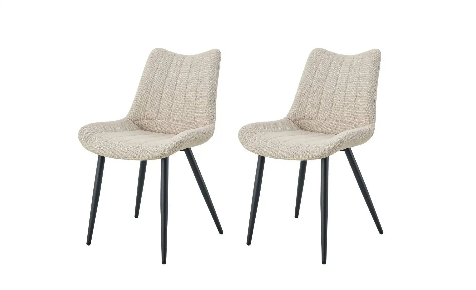 Stuhl 2er-Set   ¦ creme ¦ Maße (cm): B: 53 H: 86 Stühle > Rattanstühle - Hö günstig online kaufen