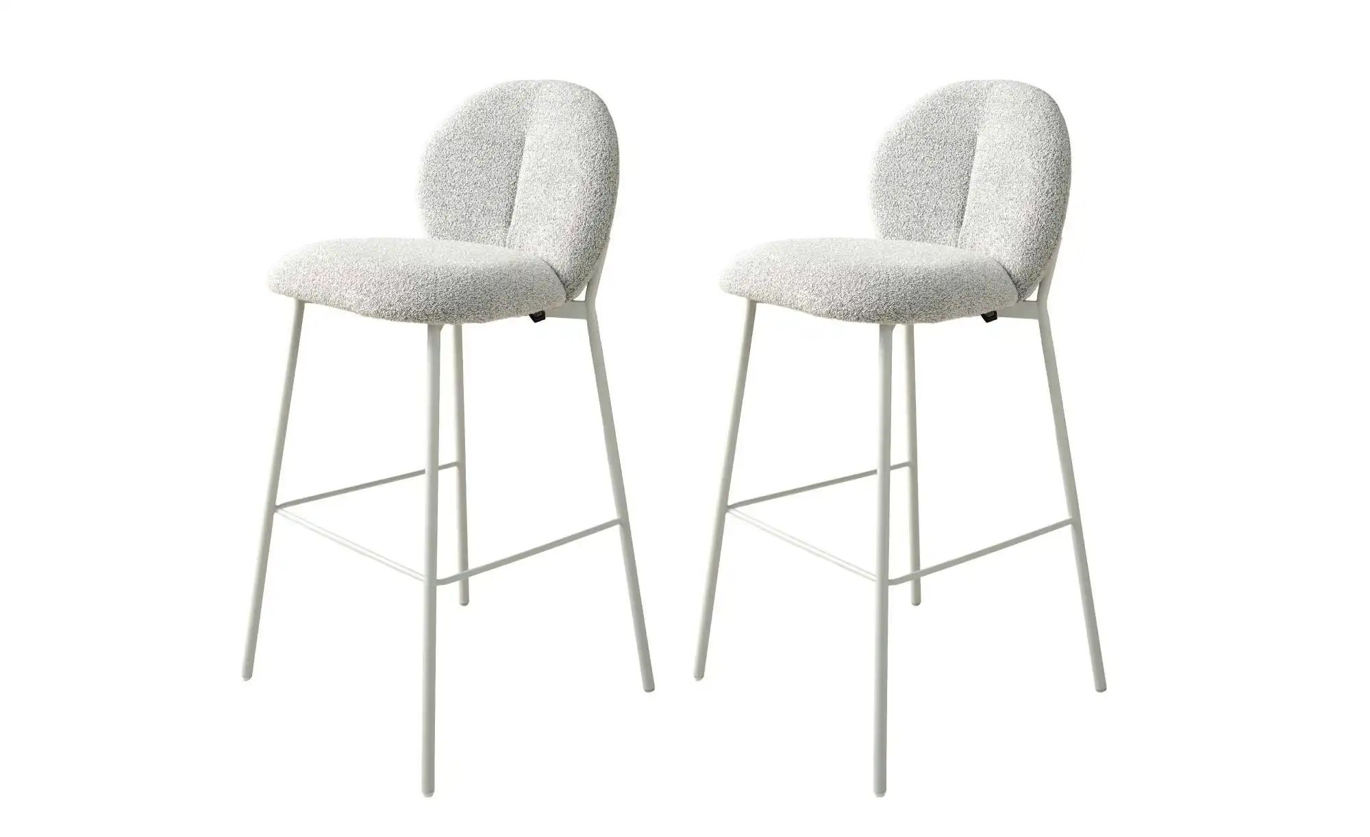 SCHÖNER WOHNEN Kollektion Barhocker 2er-Set   ¦ grau ¦ Maße (cm): B: 47 H: günstig online kaufen