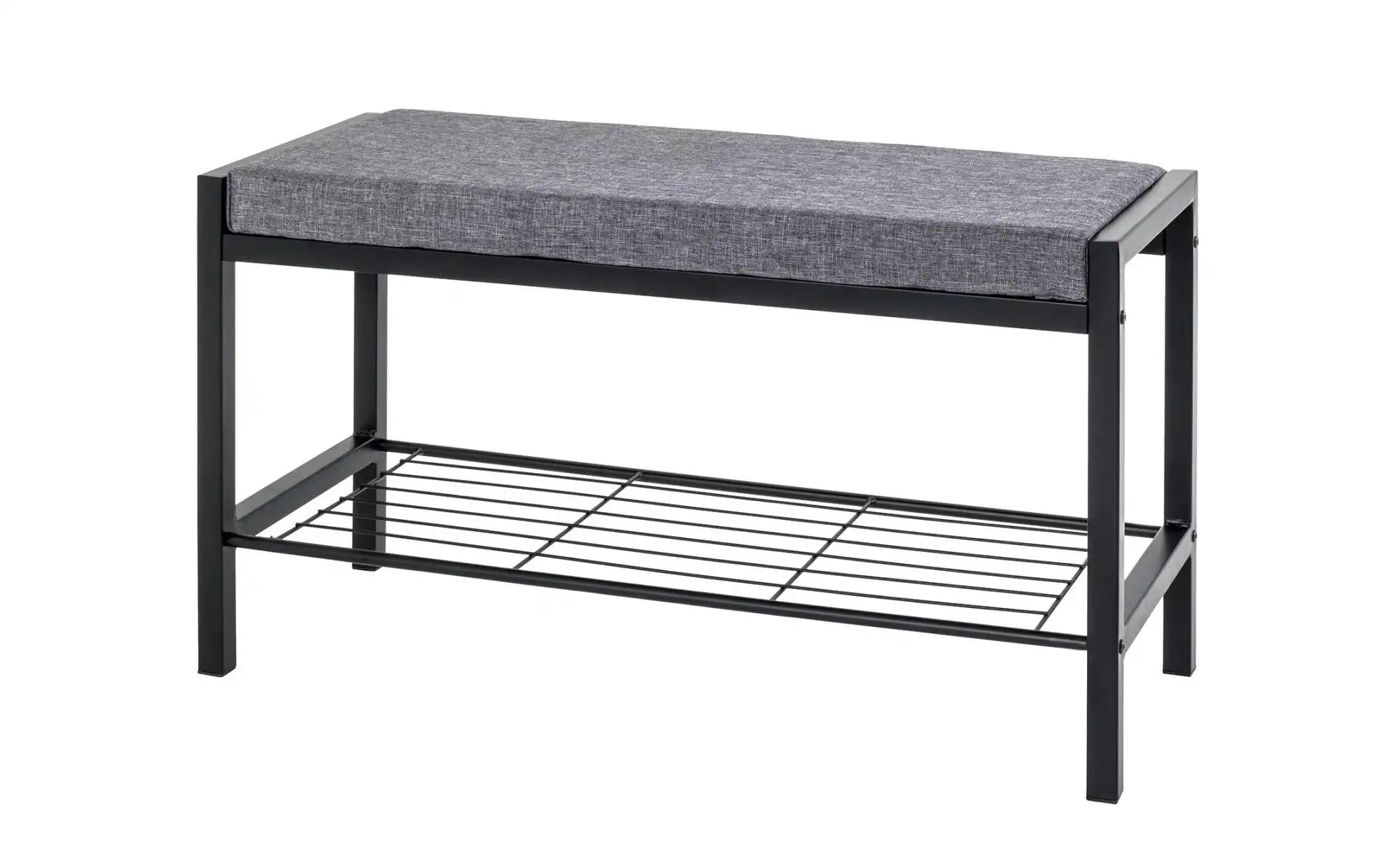 Schuhbank    grau  Maße (cm): B: 80 H: 48 | 04001070185198