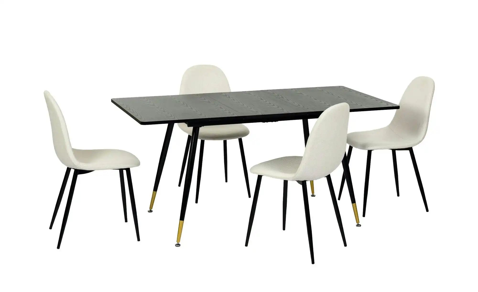 Esstischset   ¦ weiß ¦ Maße (cm): B: 120 H: 75 Tische > Essgruppen - Höffne günstig online kaufen