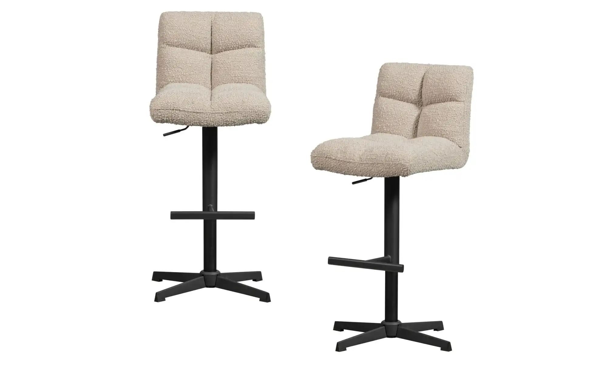 WOOOD Barstuhl 2er-Set   ¦ beige ¦ Maße (cm): B: 58 H: 114 Polstermöbel > H günstig online kaufen