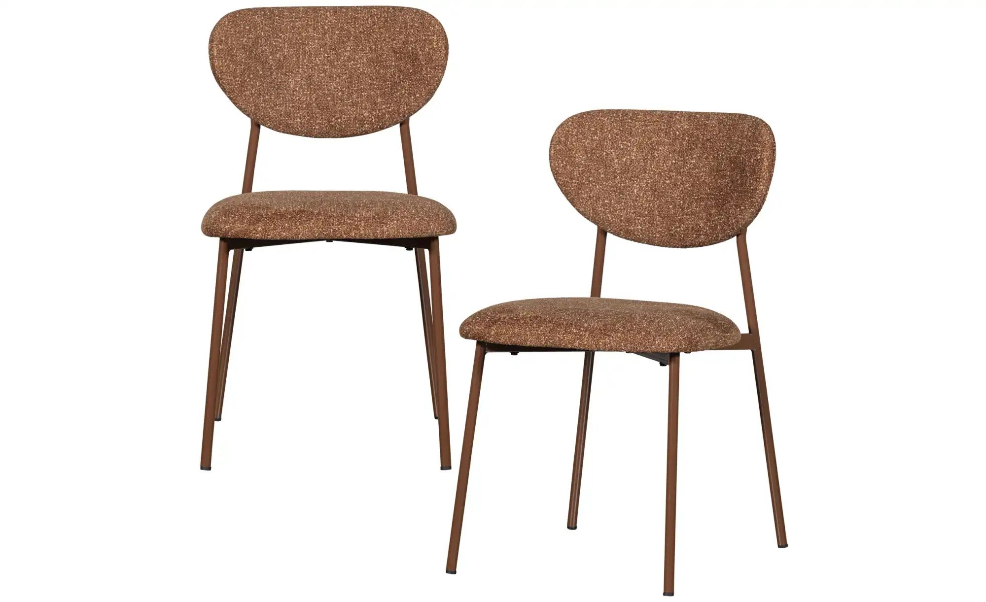 WOOOD Esszimmerstuhl 2er-Set  Valor  braun  Maße (cm): B: 56 H: 77 | 08714713219292