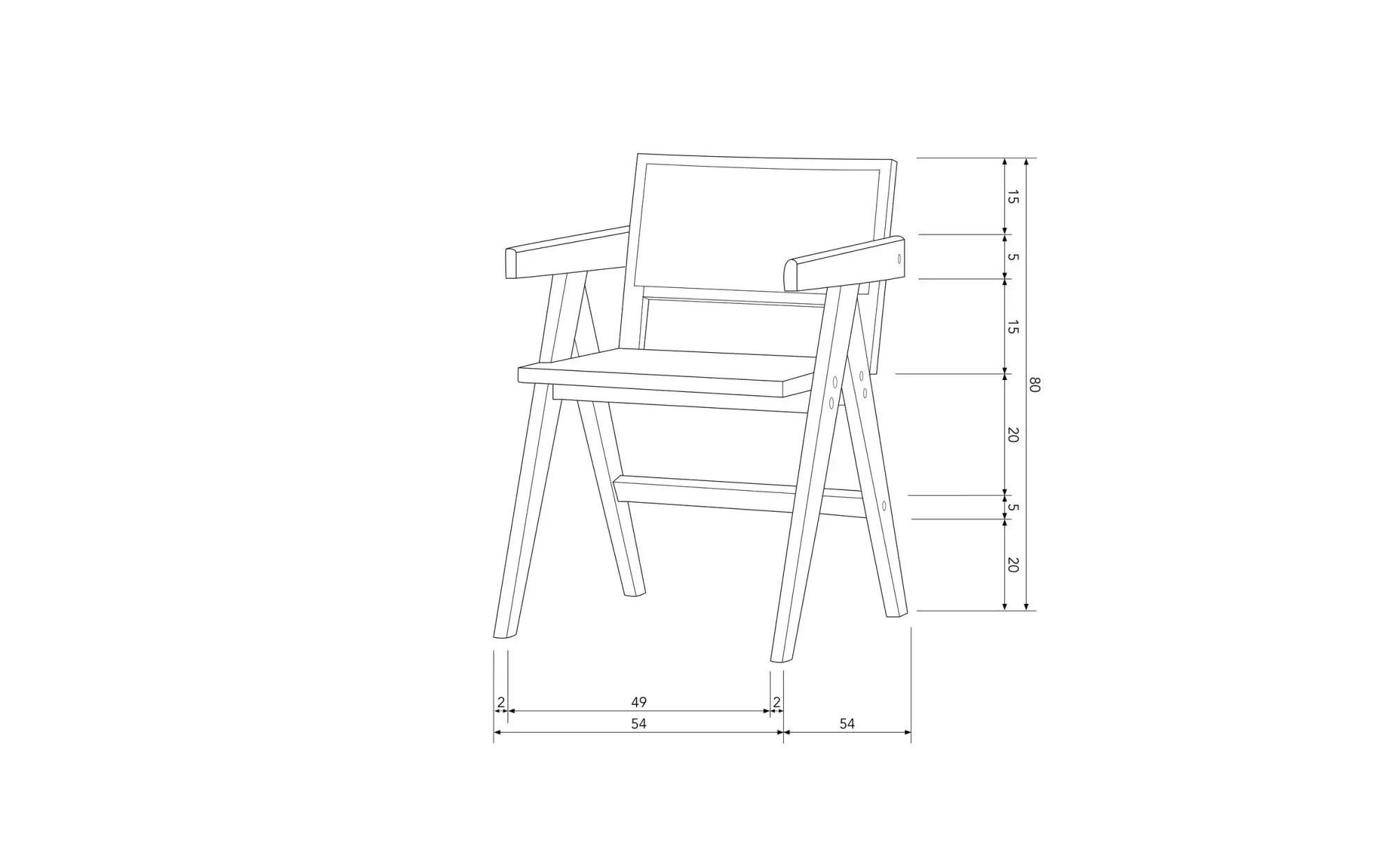 WOOOD Esszimmerstuhl   ¦ schwarz ¦ Maße (cm): B: 54 H: 80 Stühle > Holzstüh günstig online kaufen