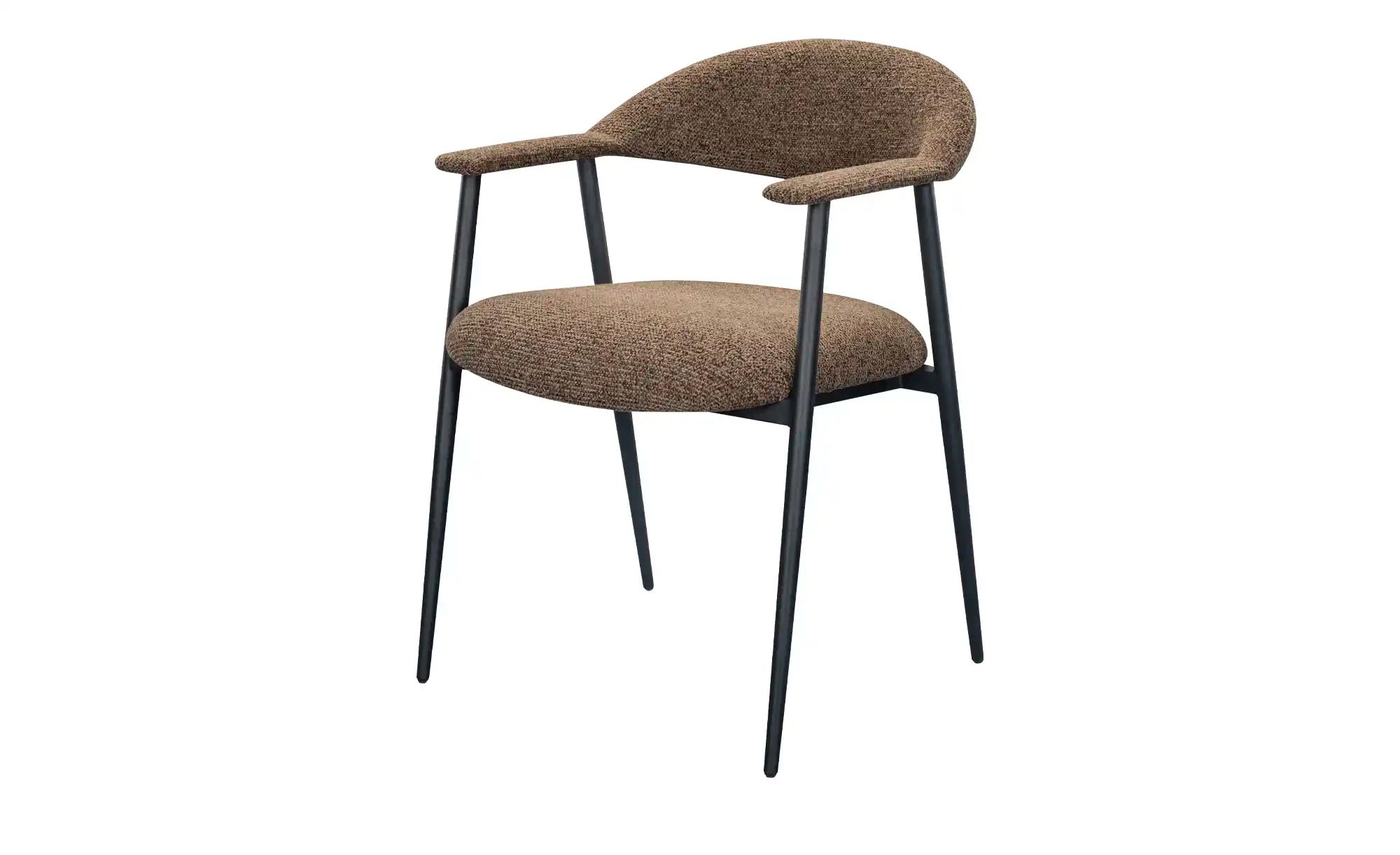 Höffner Selection Stuhl Gerti ¦ braun ¦ Maße (cm): B: 56 H: 77,5 T: 58.5 Stühle > Esszimmerstühle > Esszimmerstühle mit Armlehnen - Höffner