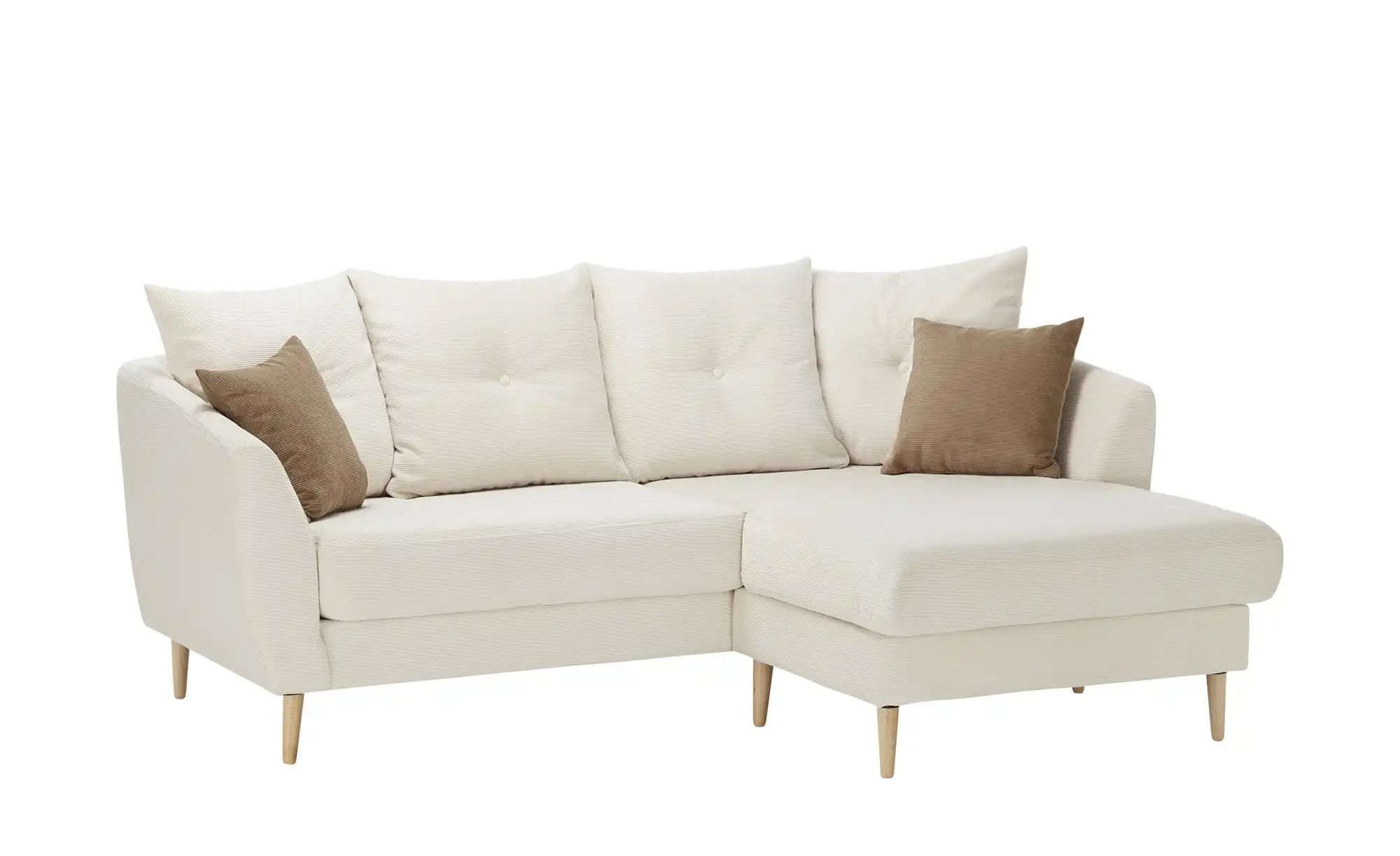 Ecksofa  Flash ¦ beige ¦ Maße (cm): B: 211 H: 92 T: 154.0 Polstermöbel > So günstig online kaufen