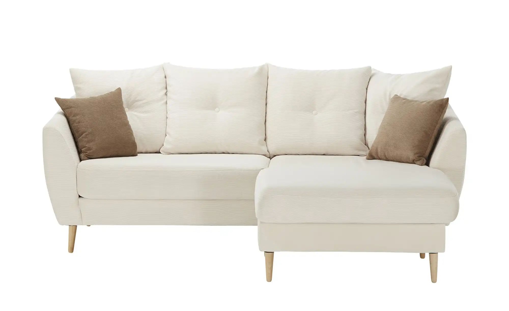 Ecksofa  Flash ¦ beige ¦ Maße (cm): B: 211 H: 92 T: 154.0 Polstermöbel > So günstig online kaufen