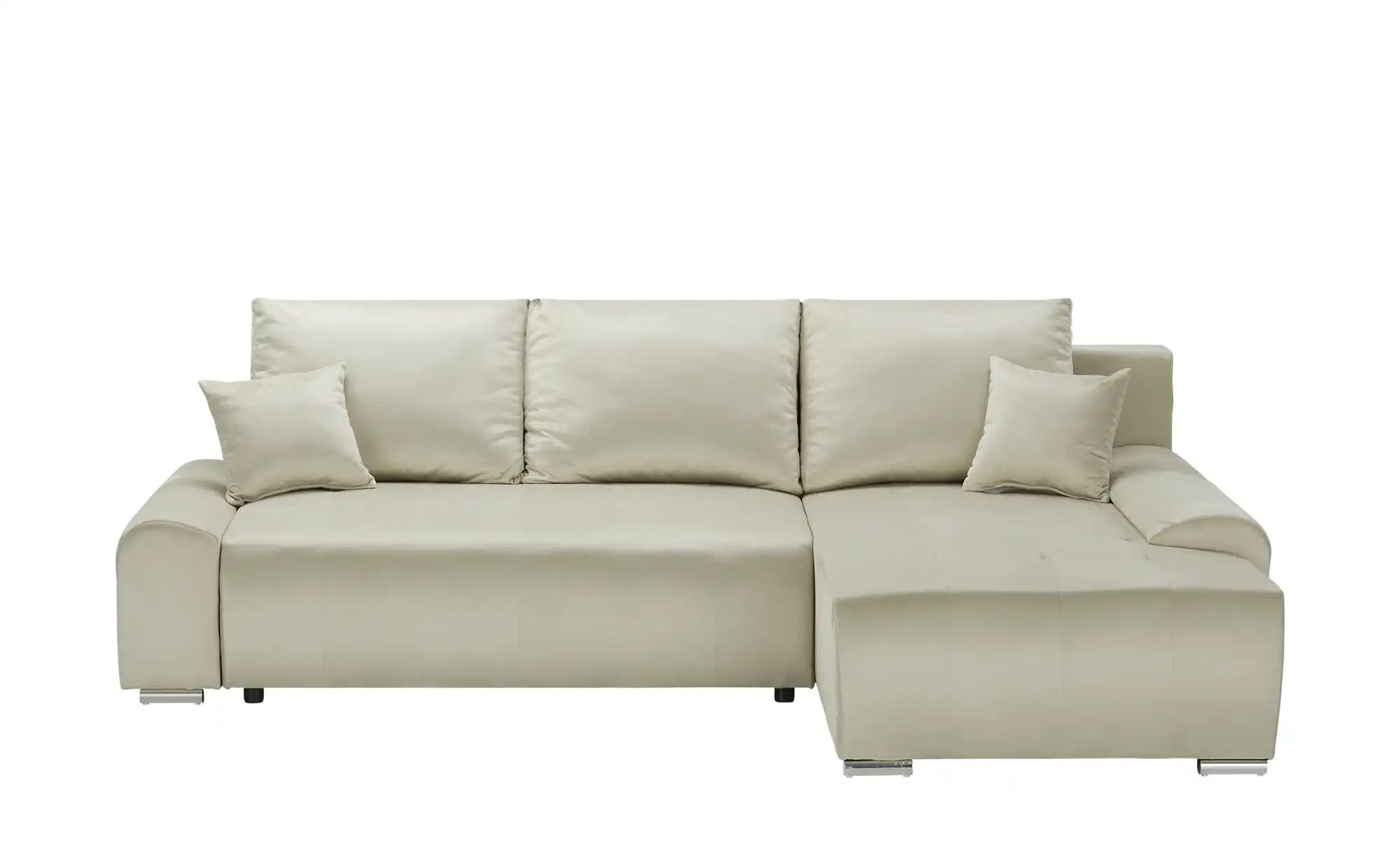 Ecksofa  Draco ¦ beige ¦ Maße (cm): B: 265 H: 97 T: 186 Polstermöbel > Sofa günstig online kaufen