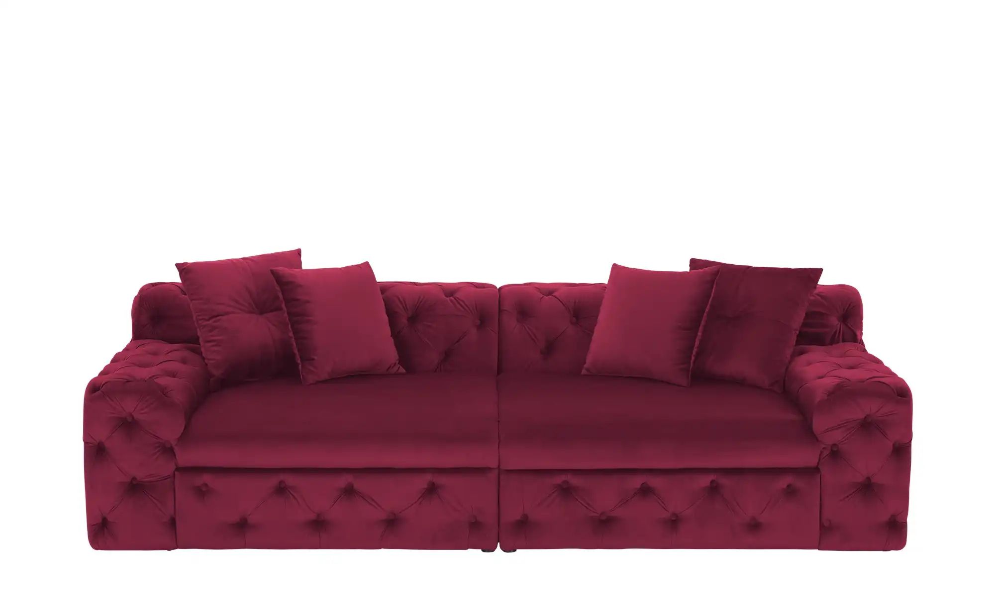 Big Sofa  Beja ¦ rot ¦ Maße (cm): B: 270 H: 74 T: 134.0 Polstermöbel > Sofa günstig online kaufen