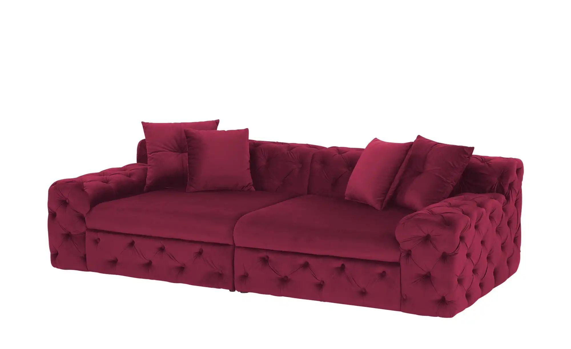 Thumbnail - Big Sofa Beja ¦ rot ¦ Maße (cm): B: 270 H: 74 T: 134.0 Polstermöbel > Sofas > 2-Sitzer - Höffner