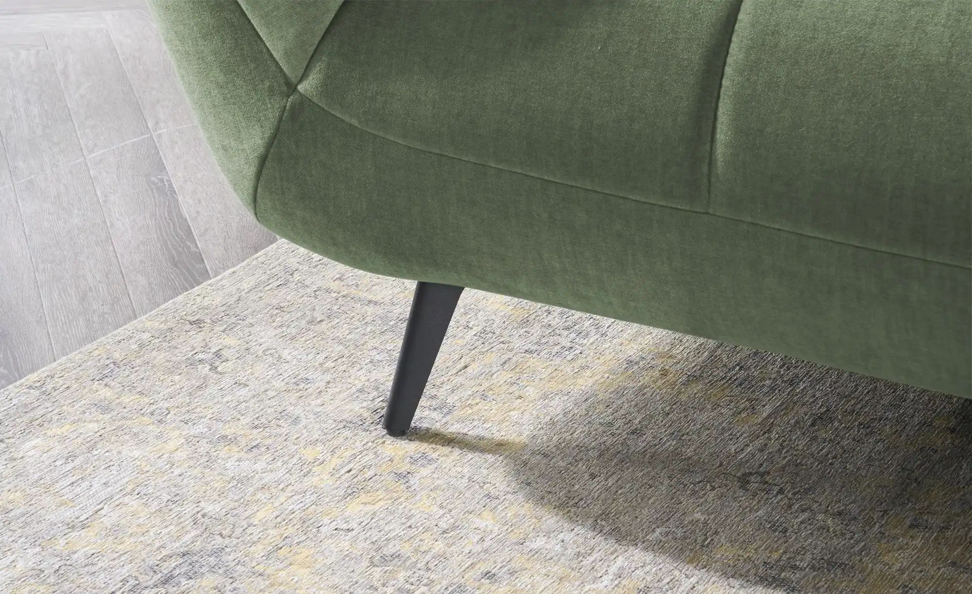 Thumbnail - bobb Ecksofa mit Sitztiefenverstellung Carly ¦ grün ¦ Maße (cm): B: 313 H: 90 T: 215.0 Polstermöbel > Sofas > Ecksofas -...