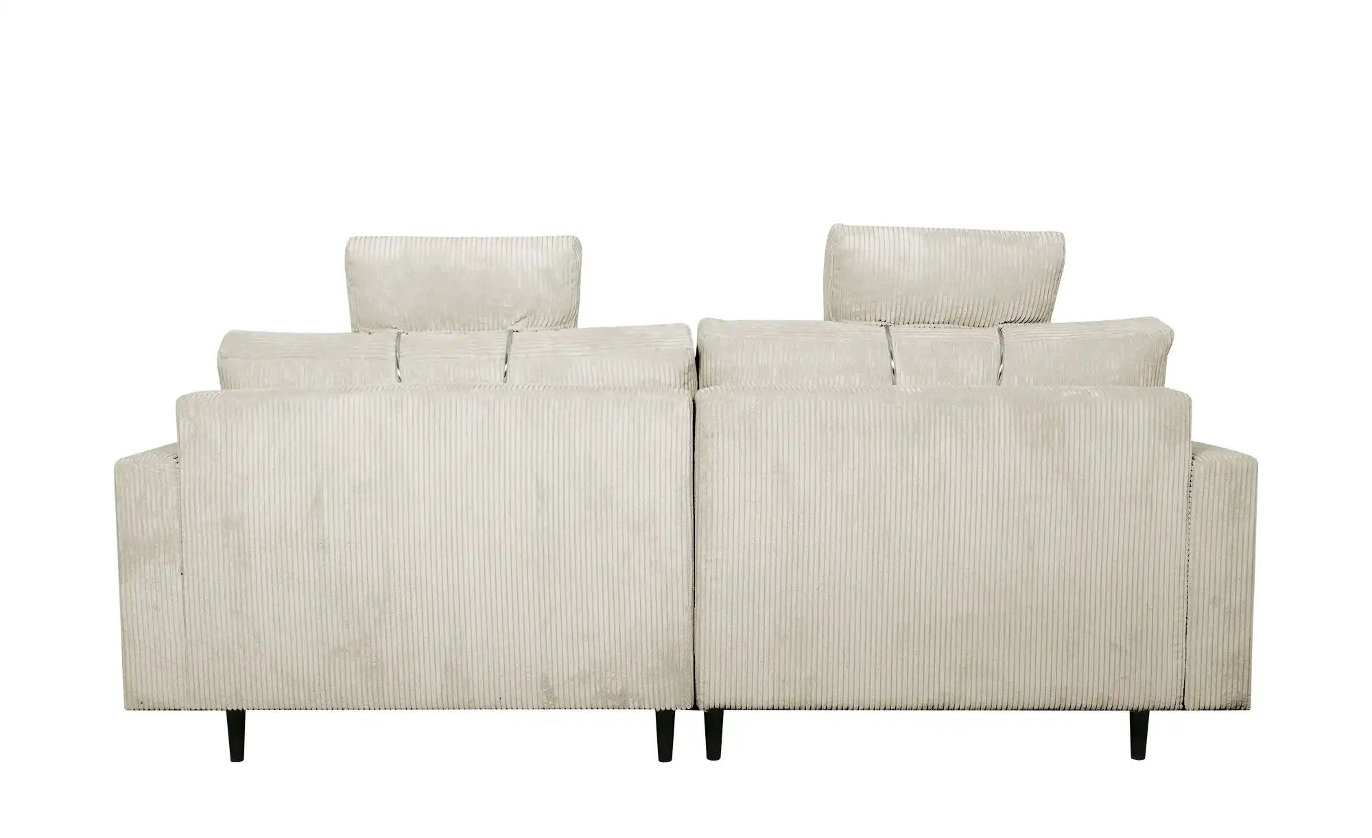 Thumbnail - uno Ecksofa trendiger Cordstoff Livorno ¦ creme ¦ Maße (cm): B: 221 H: 105 T: 135.0 Polstermöbel > Sofas > Ecksofas - Hö...
