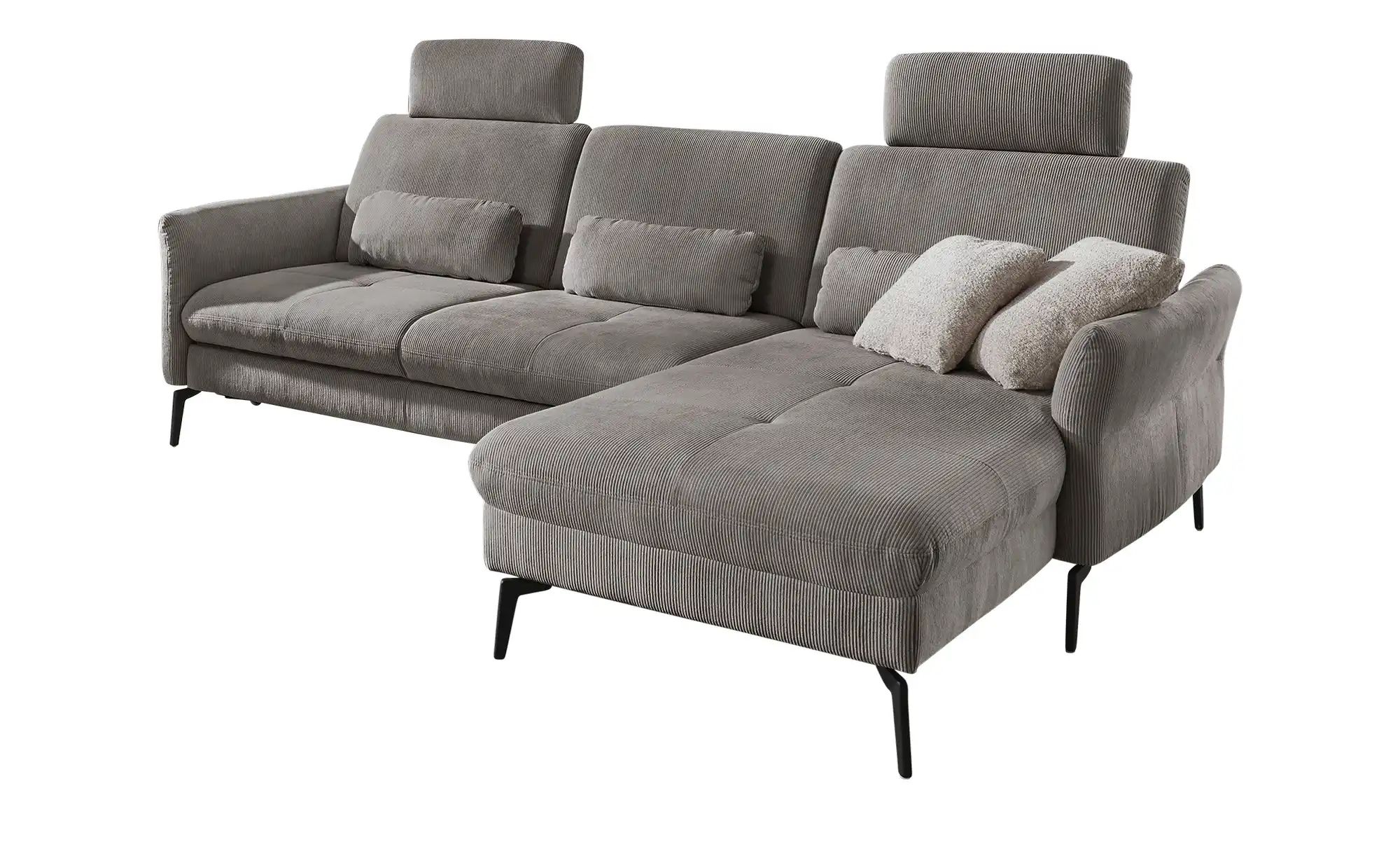 meinSofa Ecksofa Cord DANTE ¦ grau ¦ Maße (cm): B: 280 H: 91 T: 179 Polster günstig online kaufen