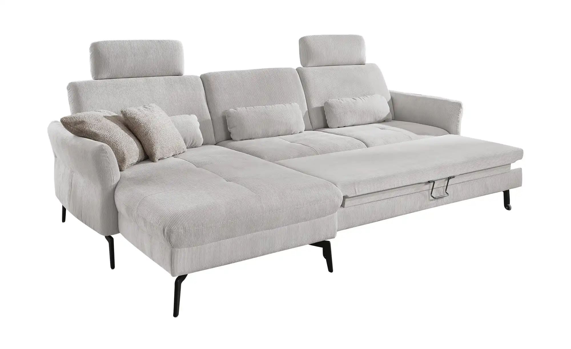 Thumbnail - meinSofa Ecksofa Cord DANTE ¦ silber Polstermöbel > Sofas > 3-Sitzer - Höffner