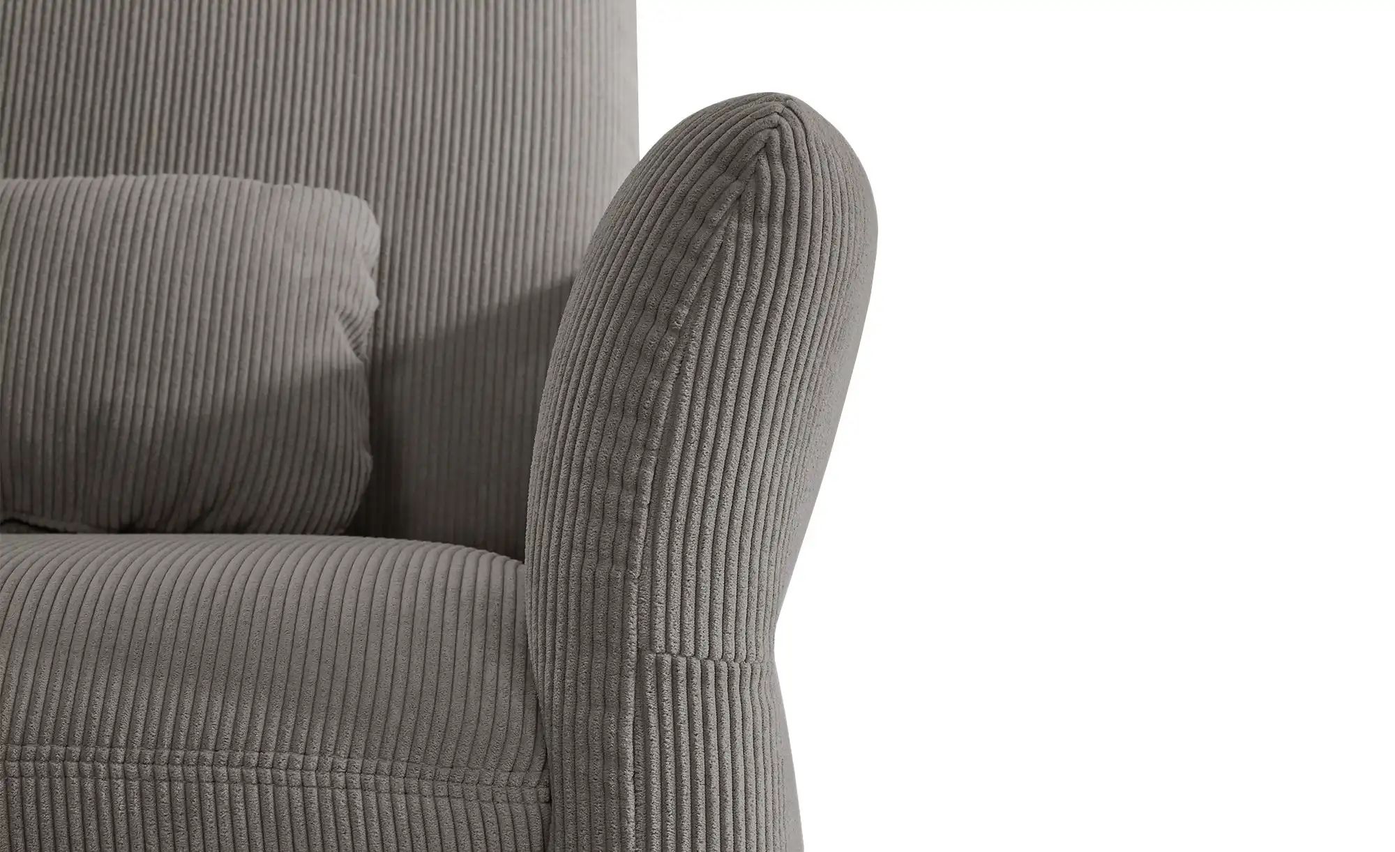 Thumbnail - meinSofa Ecksofa Cord DANTE ¦ grau ¦ Maße (cm): B: 280 H: 91 T: 179.0 Polstermöbel > Sofas > 3-Sitzer - Höffner