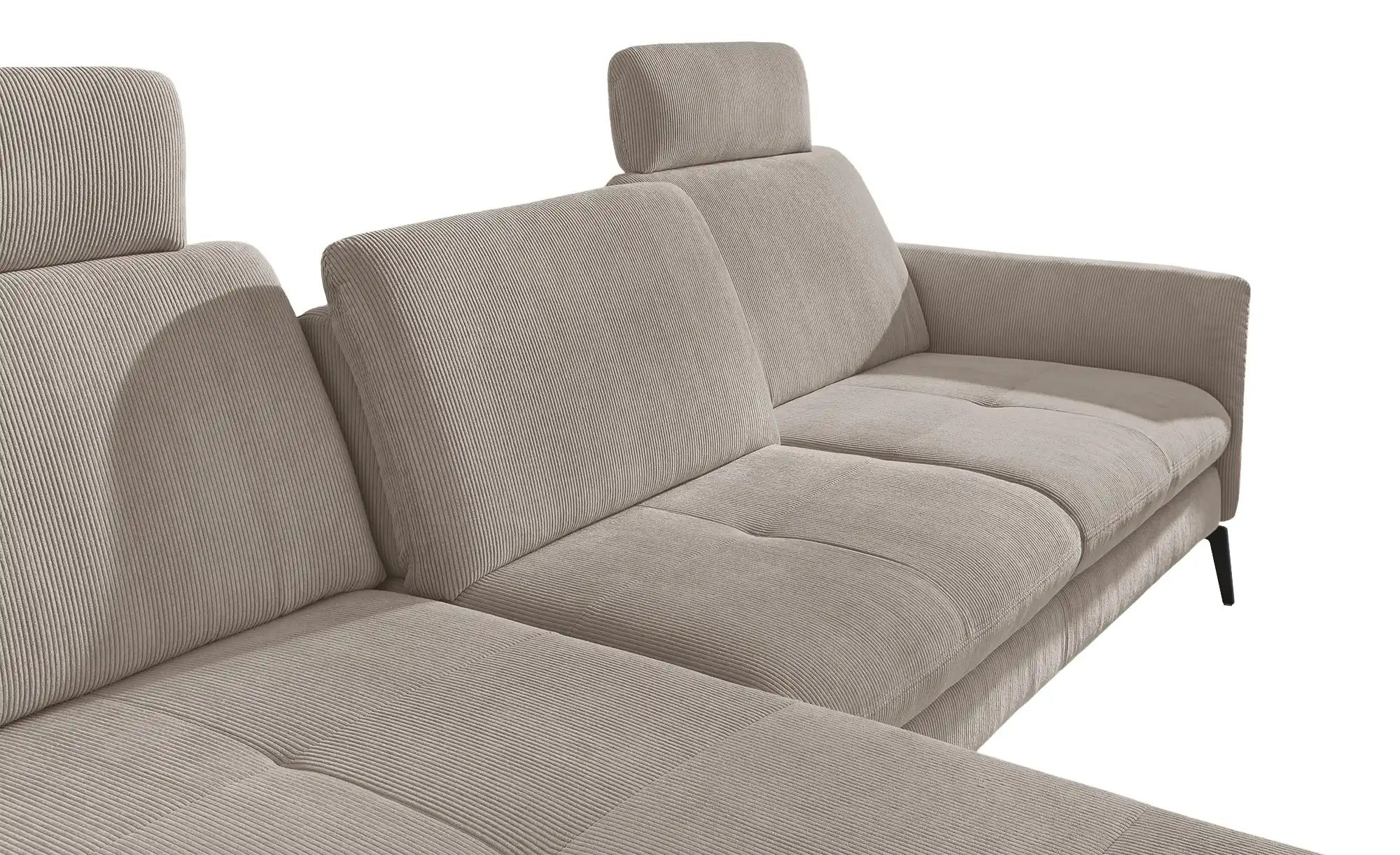 meinSofa Ecksofa Cord DANTE ¦ grau ¦ Maße (cm): B: 280 H: 91 T: 179 Polster günstig online kaufen