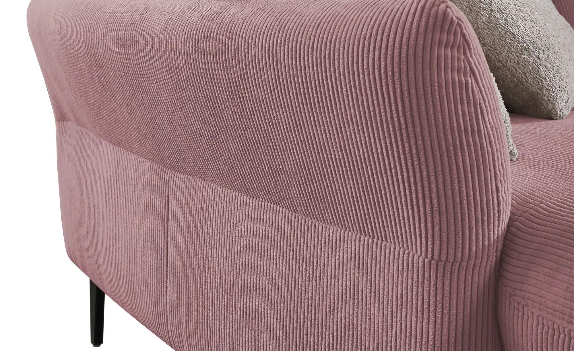 Thumbnail - meinSofa Ecksofa Cord DANTE ¦ rosa/pink Polstermöbel > Sofas > 3-Sitzer - Höffner