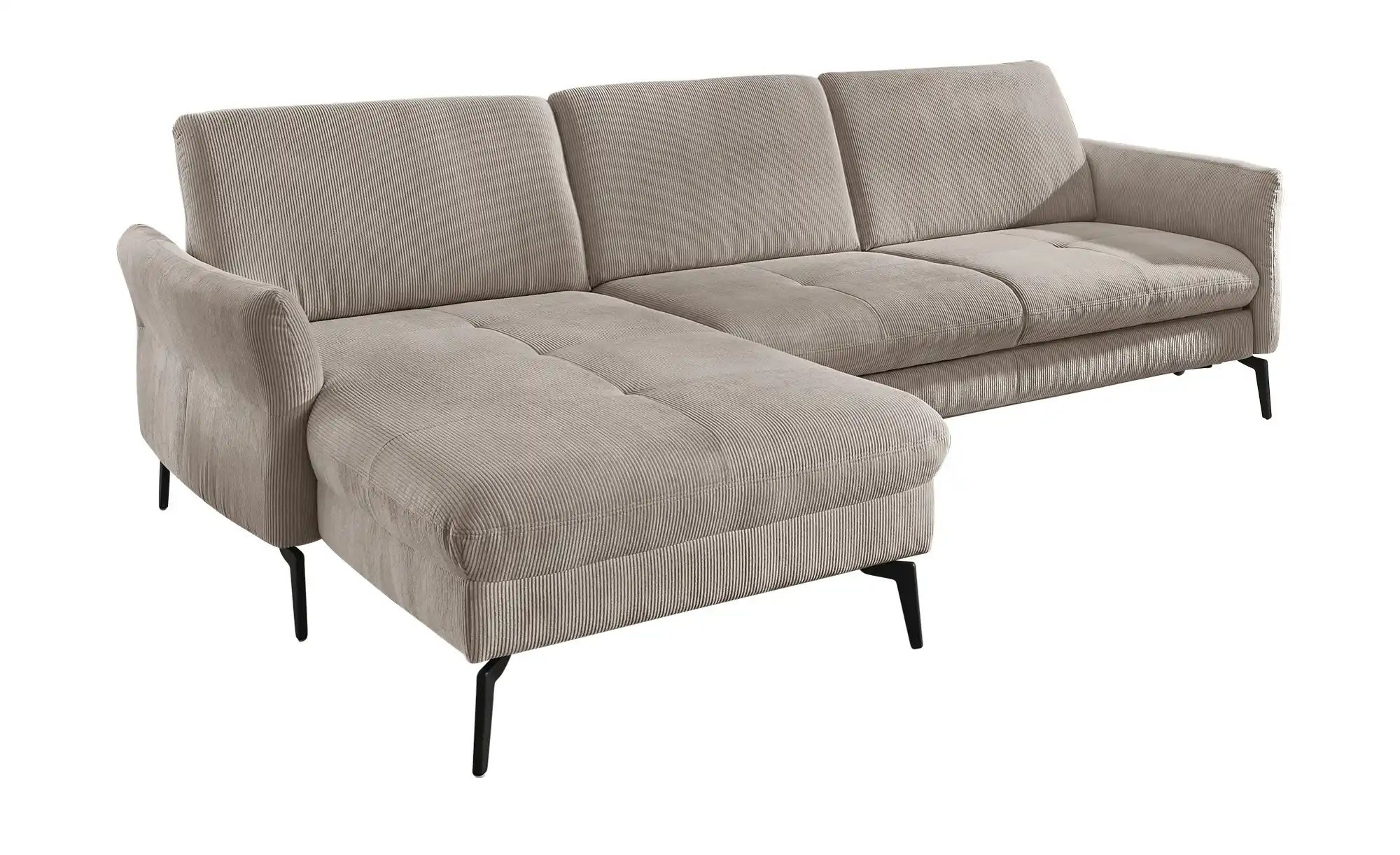 meinSofa Ecksofa Cord DANTE ¦ grau ¦ Maße (cm): B: 280 H: 91 T: 179 Polster günstig online kaufen