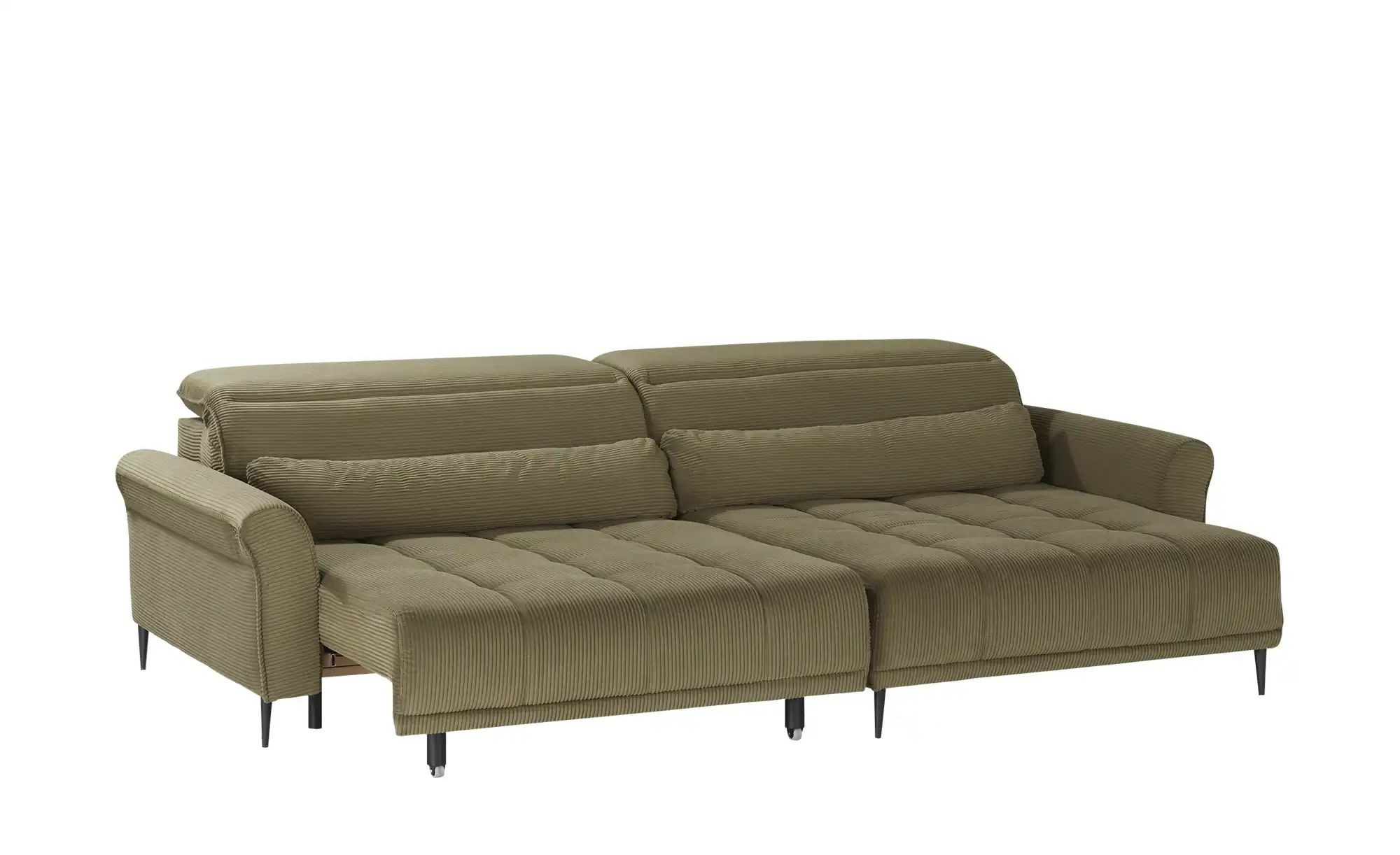 Ecksofa mit elektrischer Sitztiefenverstellung Logan ¦ grün ¦ Maße (cm): B: günstig online kaufen