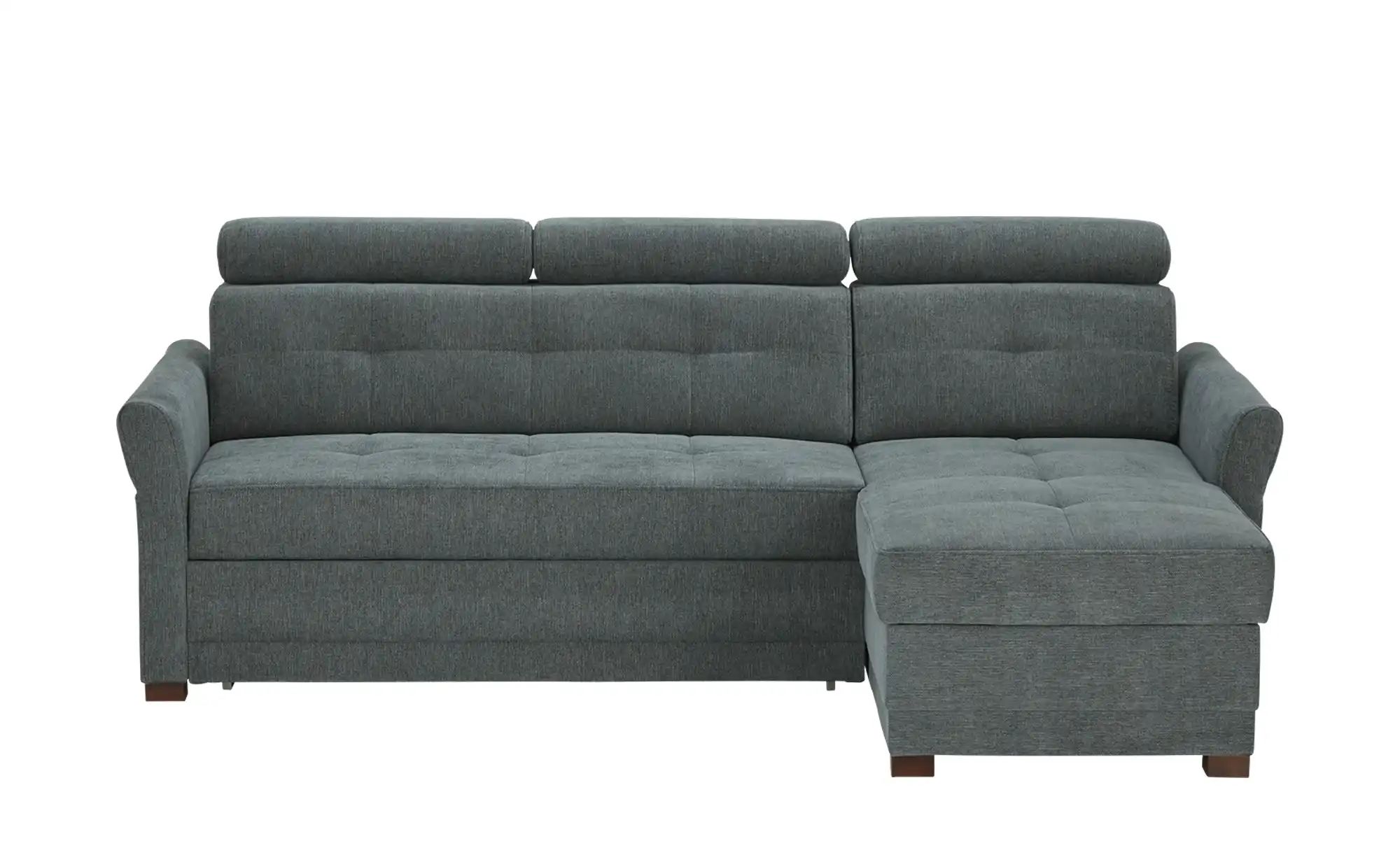 Ecksofa  Harris ¦ grau ¦ Maße (cm): B: 222 H: 94 T: 155 Polstermöbel > Sofa günstig online kaufen