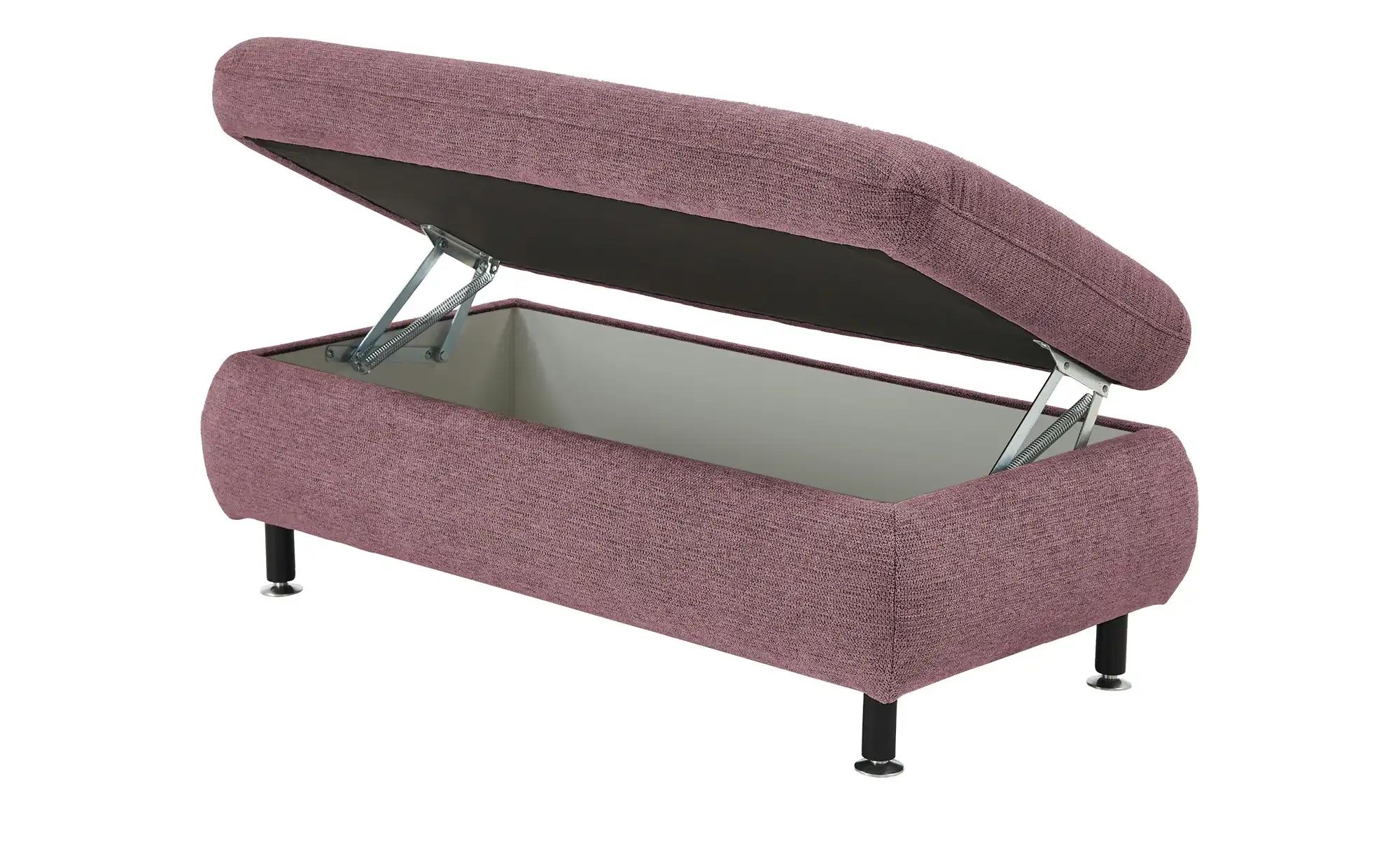 Thumbnail - Lounge Collection Polsterhocker Liora ¦ rosa/pink ¦ Maße (cm): B: 129 H: 47 T: 64.0 Polstermöbel > Hocker - Höffner