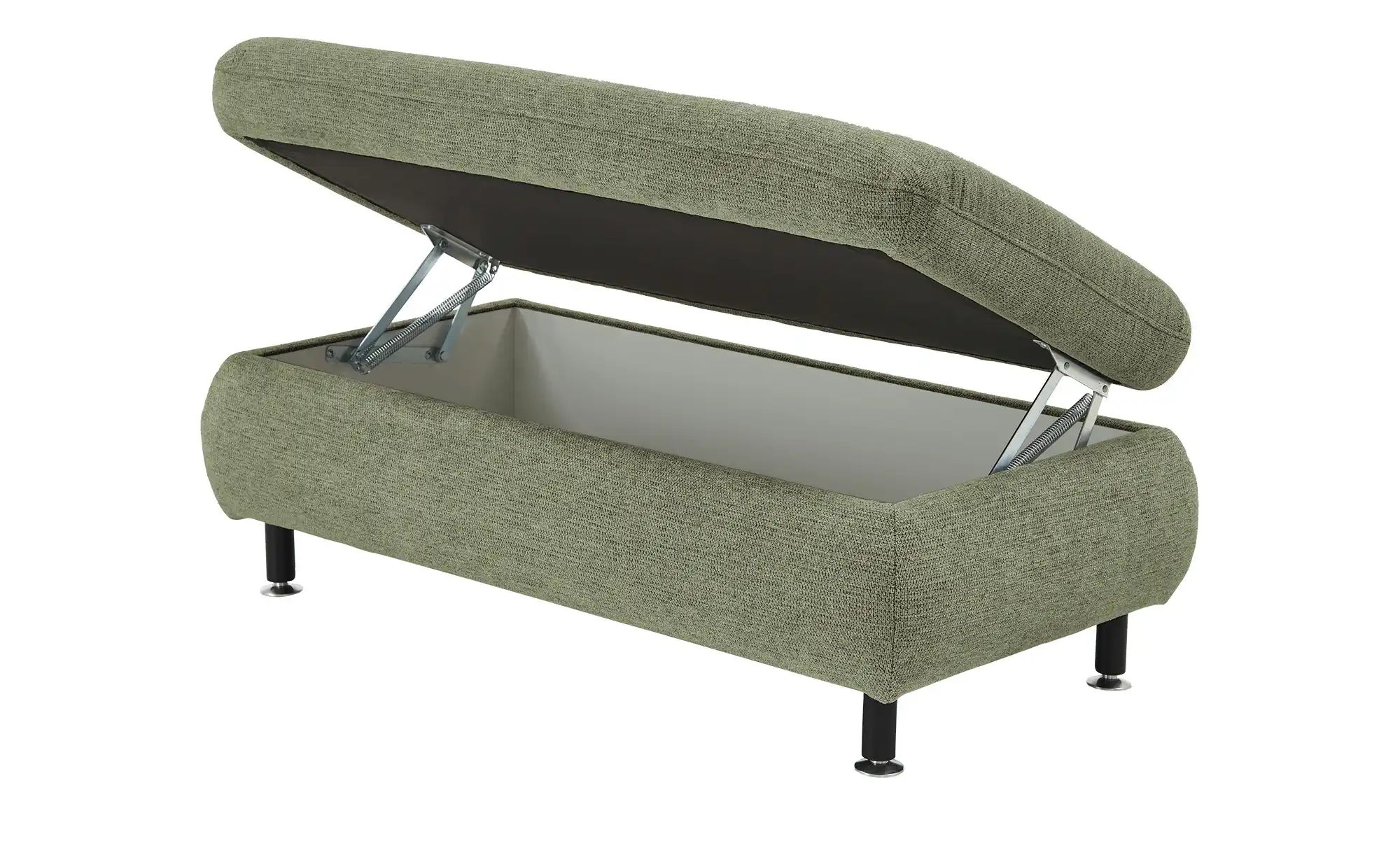 Thumbnail - Lounge Collection Polsterhocker Liora ¦ grün ¦ Maße (cm): B: 129 H: 47 T: 64.0 Polstermöbel > Hocker - Höffner