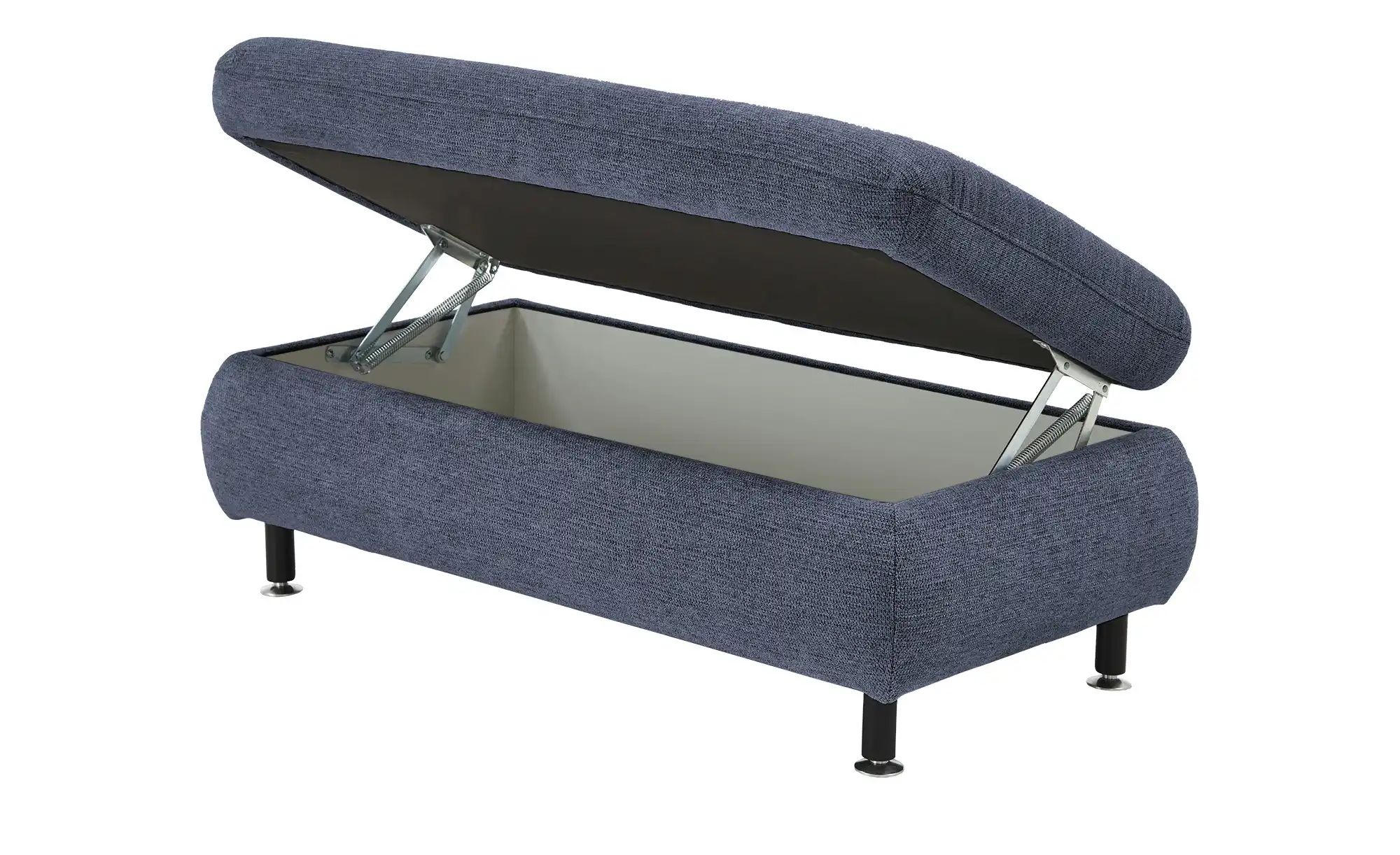 Lounge Collection Polsterhocker  Liora ¦ blau ¦ Maße (cm): B: 129 H: 47 T: günstig online kaufen