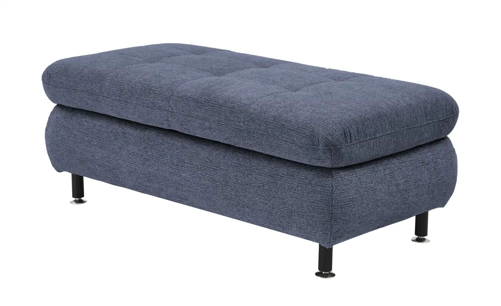 Lounge Collection Polsterhocker  Liora ¦ blau ¦ Maße (cm): B: 129 H: 47 T: günstig online kaufen
