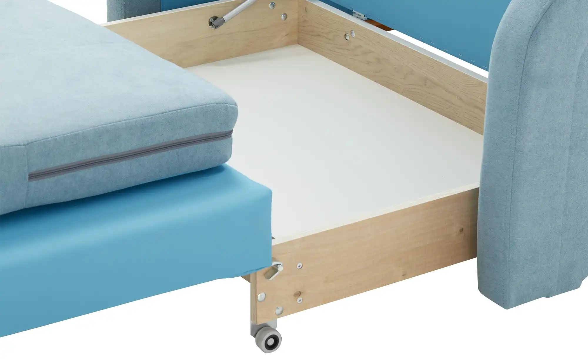Schlafsofa  Iwo  ¦ blau ¦ Maße (cm): B: 136 H: 84 T: 94.0 Polstermöbel > So günstig online kaufen