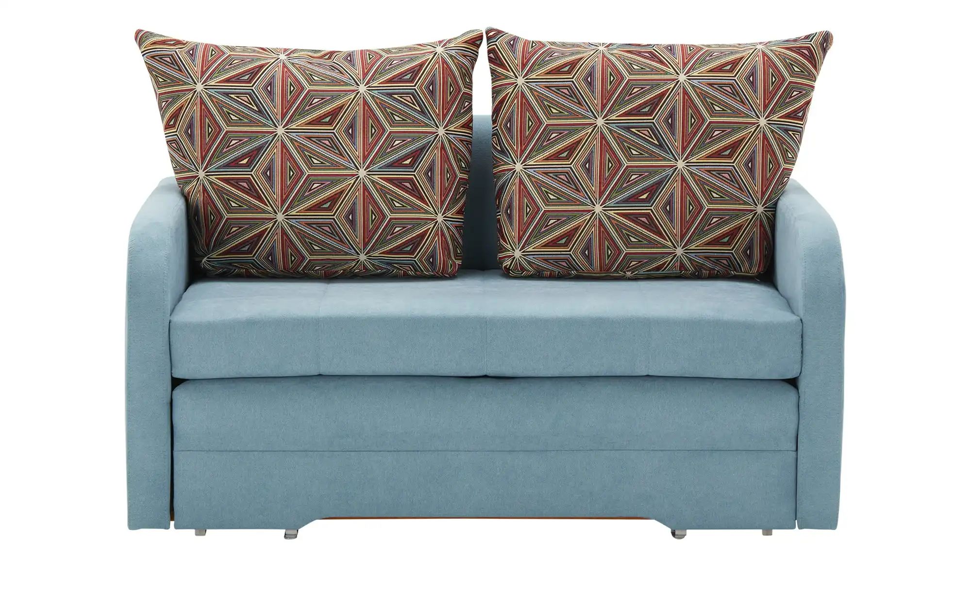 Schlafsofa  Iwo ¦ blau ¦ Maße (cm): B: 136 H: 84 T: 94 Polstermöbel > Sofas günstig online kaufen