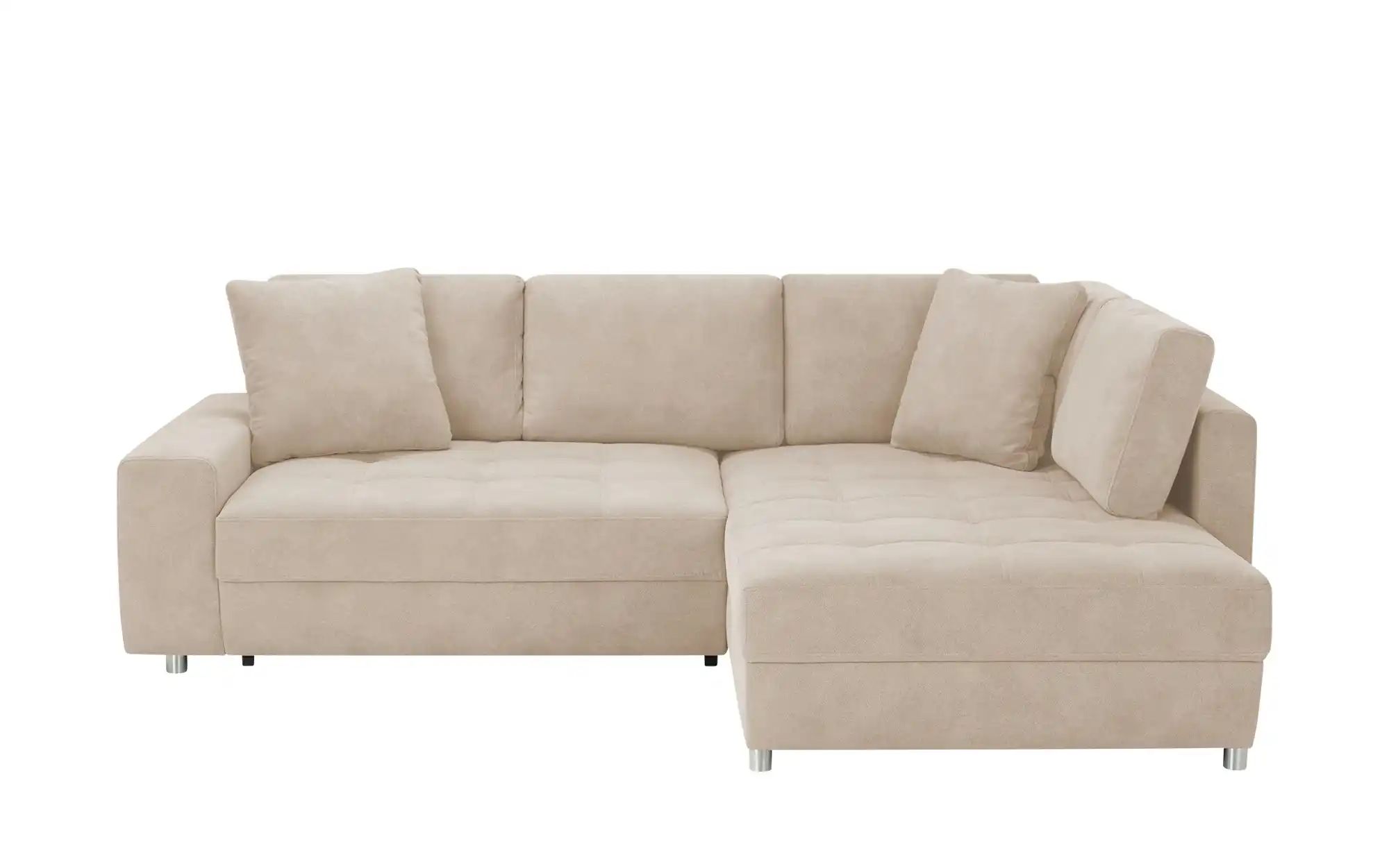 bobb Ecksofa  mit pflegeleichtem Bezugsstoff  Arissa de Luxe ¦ beige ¦ Maße günstig online kaufen