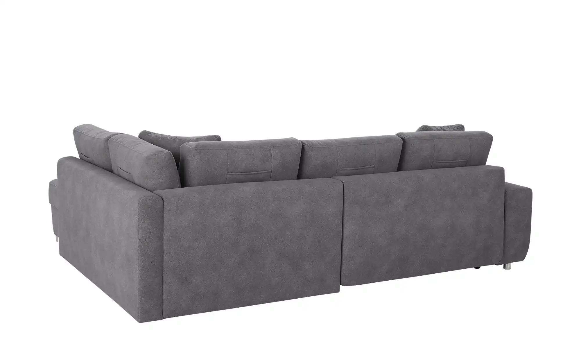 bobb Ecksofa  mit pflegeleichtem Bezugsstoff  Arissa de Luxe ¦ grau ¦ Maße günstig online kaufen