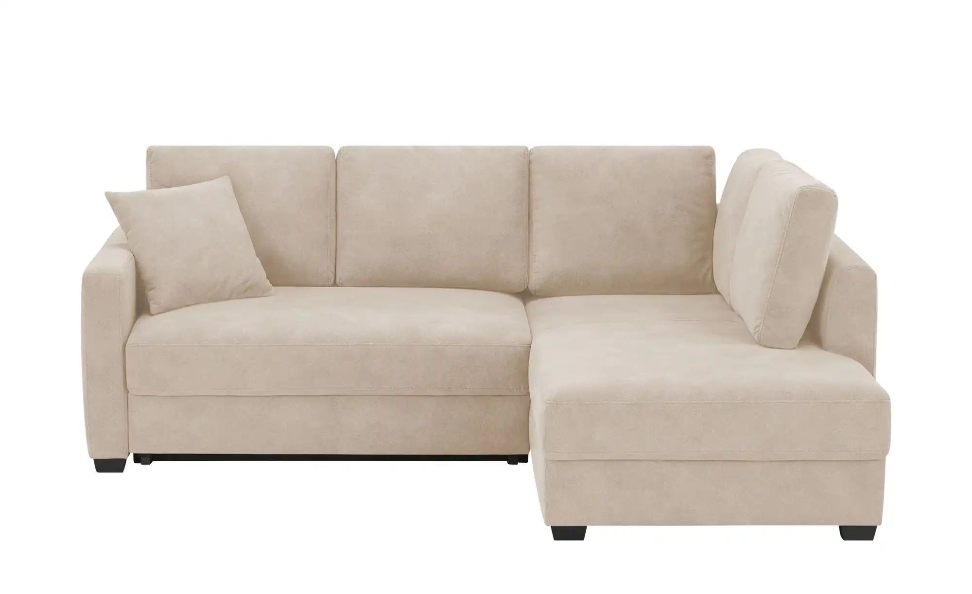 bobb Ecksofa  mit pflegeleichtem Bezugsstoff  Lisa de Luxe ¦ beige ¦ Maße ( günstig online kaufen