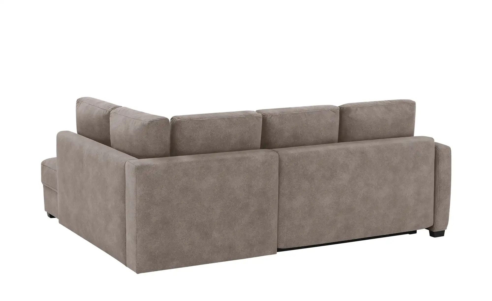 bobb Ecksofa  mit pflegeleichtem Bezugsstoff  Lisa de Luxe ¦ braun ¦ Maße ( günstig online kaufen