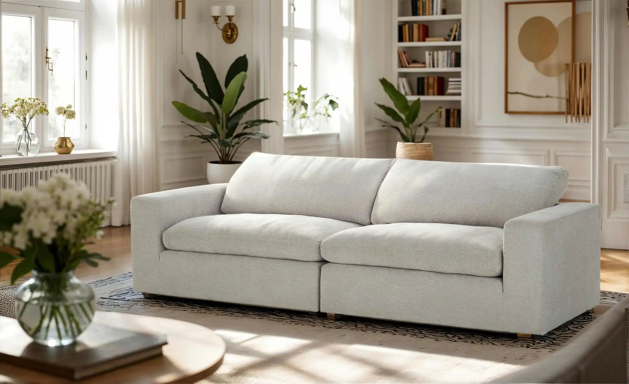 uno Bigsofa  Maxi ¦ beige ¦ Maße (cm): B: 283 H: 85 T: 108.0 Polstermöbel > günstig online kaufen