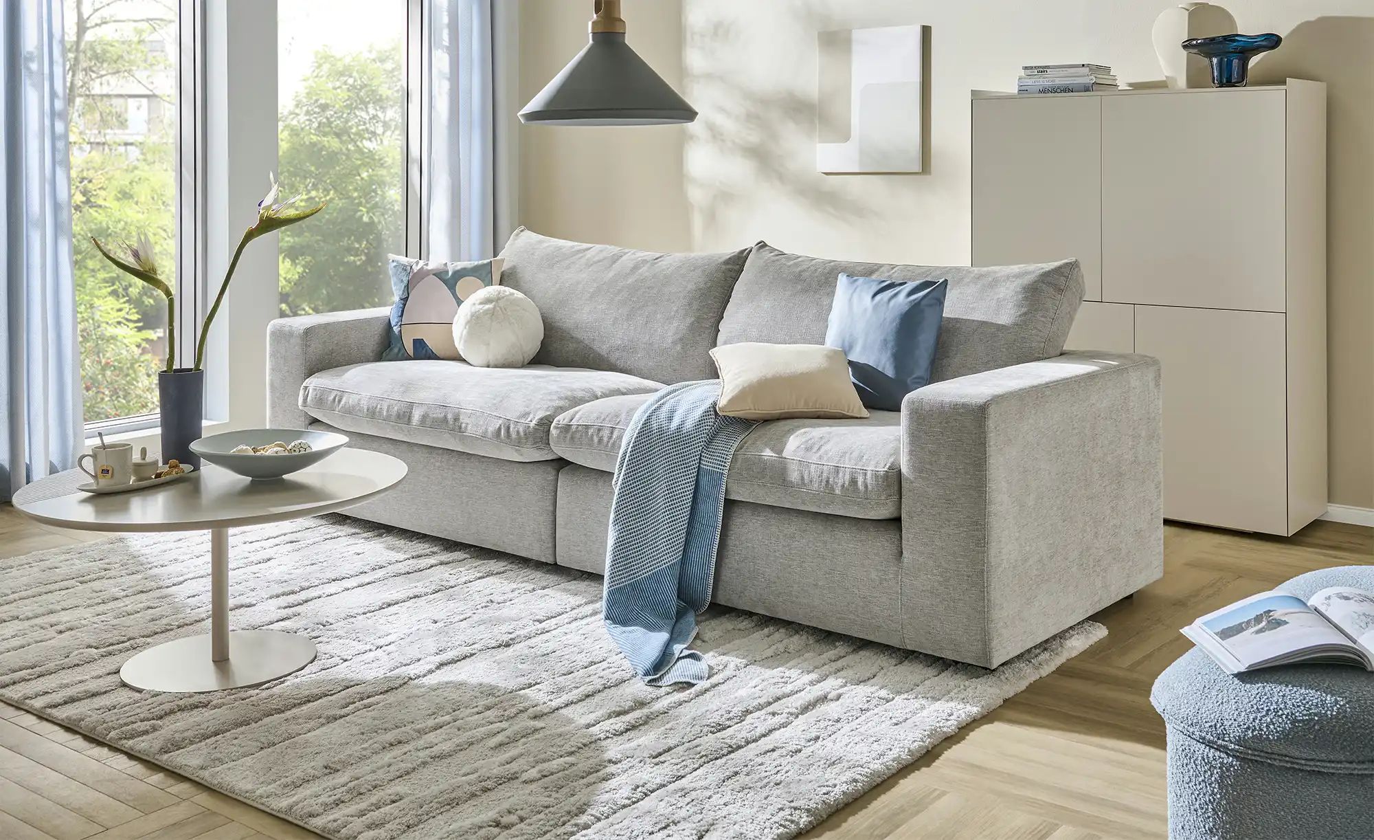 Thumbnail - uno Bigsofa  Maxi ¦ beige ¦ Maße (cm): B: 283 H: 85 T: 108.0 Polstermöbel > Sofas > 3-Sitzer - Höffner