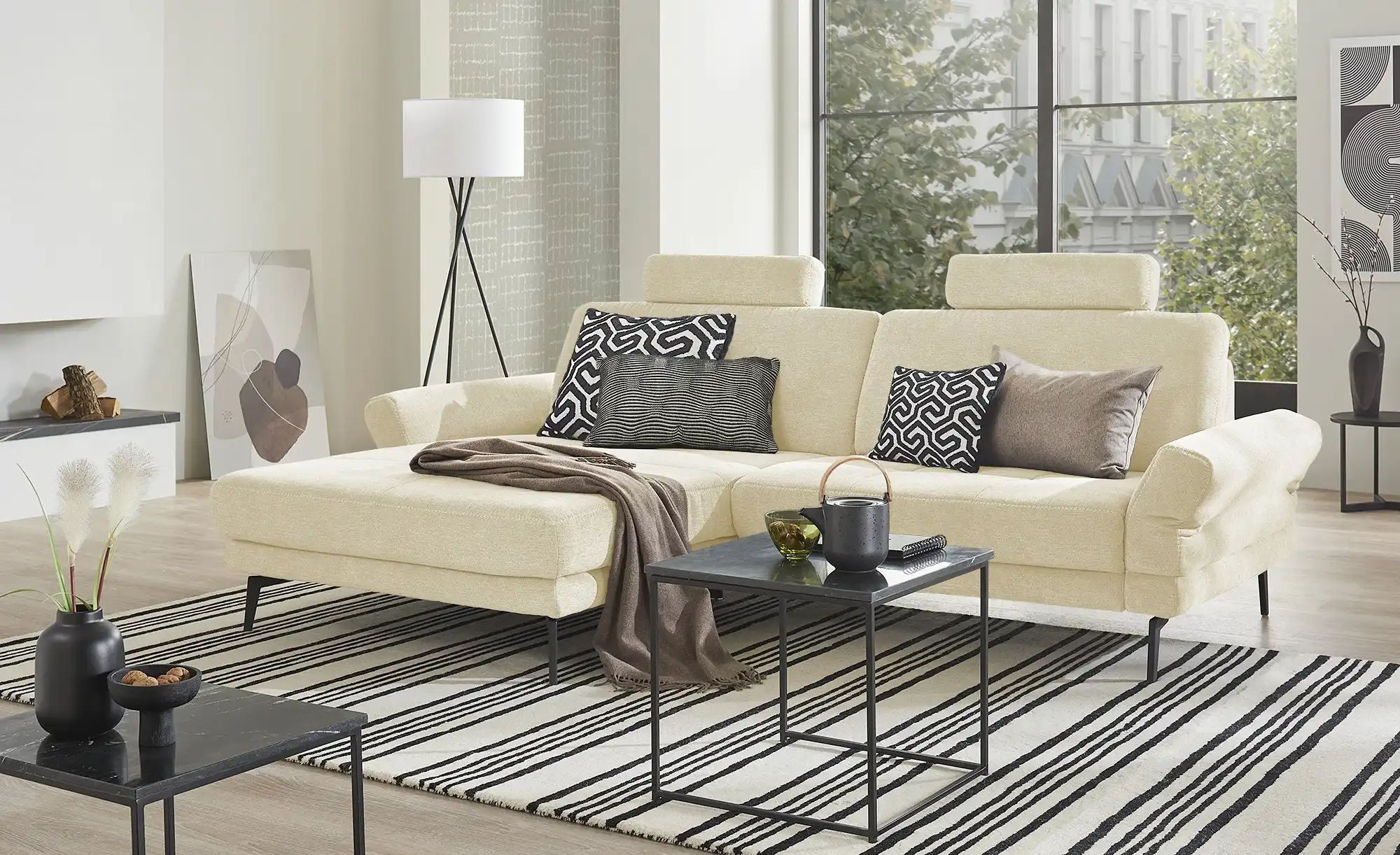 Thumbnail - meinSofa Ecksofa Mike ¦ beige ¦ Maße (cm): B: 251 H: 86 T: 216.0 Polstermöbel > Sofas > Ecksofas - Höffner