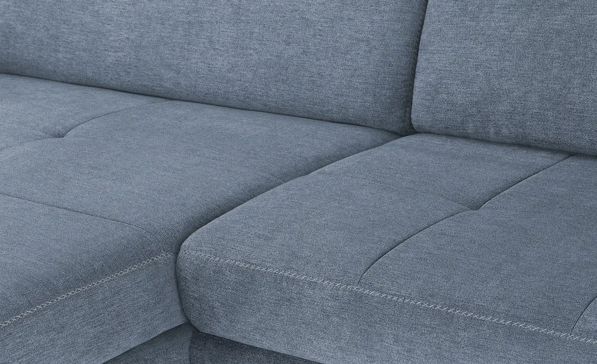 Thumbnail - meinSofa Ecksofa Mike ¦ blau ¦ Maße (cm): B: 251 H: 86 T: 180.0 Polstermöbel > Sofas > Ecksofas - Höffner