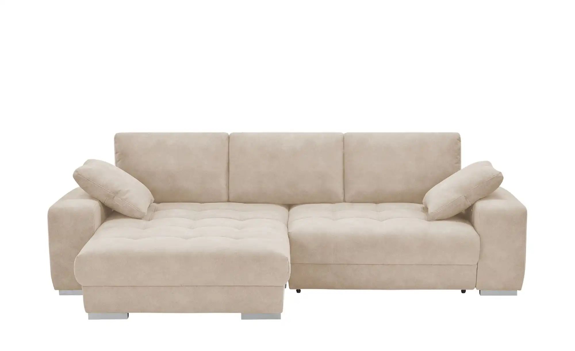 bobb Ecksofa  mit pflegeleichtem Bezugsstoff  Caro II ¦ beige ¦ Maße (cm): günstig online kaufen