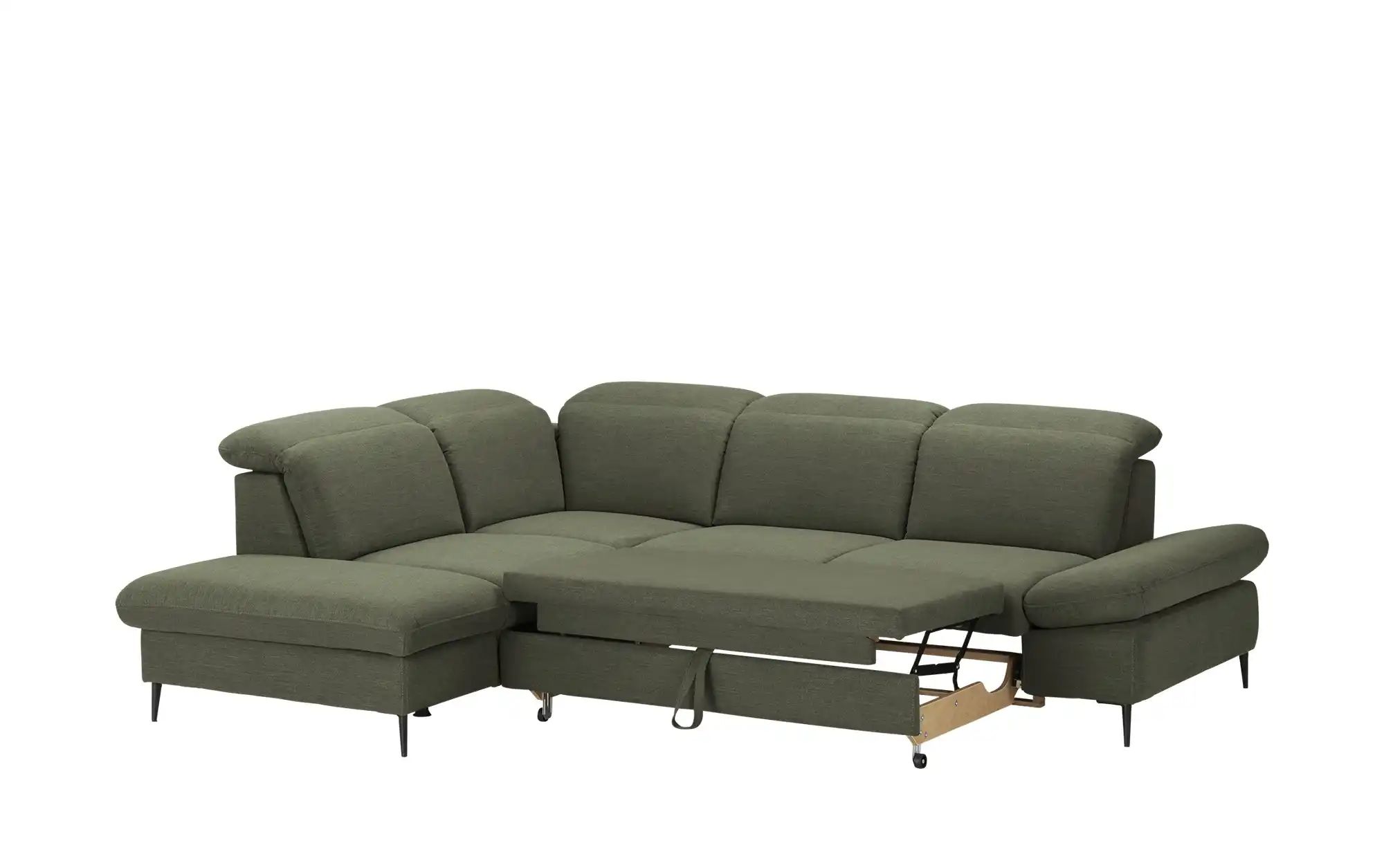 uno Ecksofa  Serra ¦ grün ¦ Maße (cm): B: 268 H: 81 T: 215 Polstermöbel > S günstig online kaufen