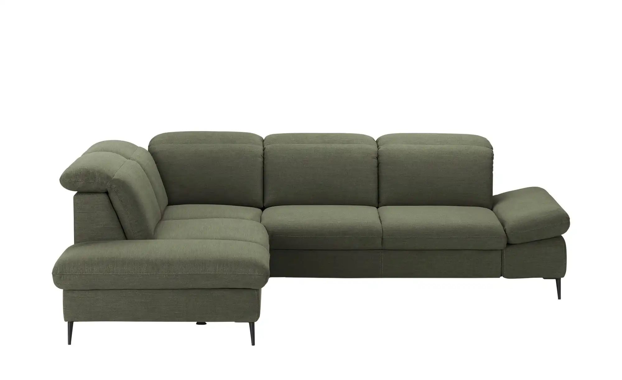 uno Ecksofa  Serra ¦ grün ¦ Maße (cm): B: 268 H: 81 T: 215 Polstermöbel > S günstig online kaufen