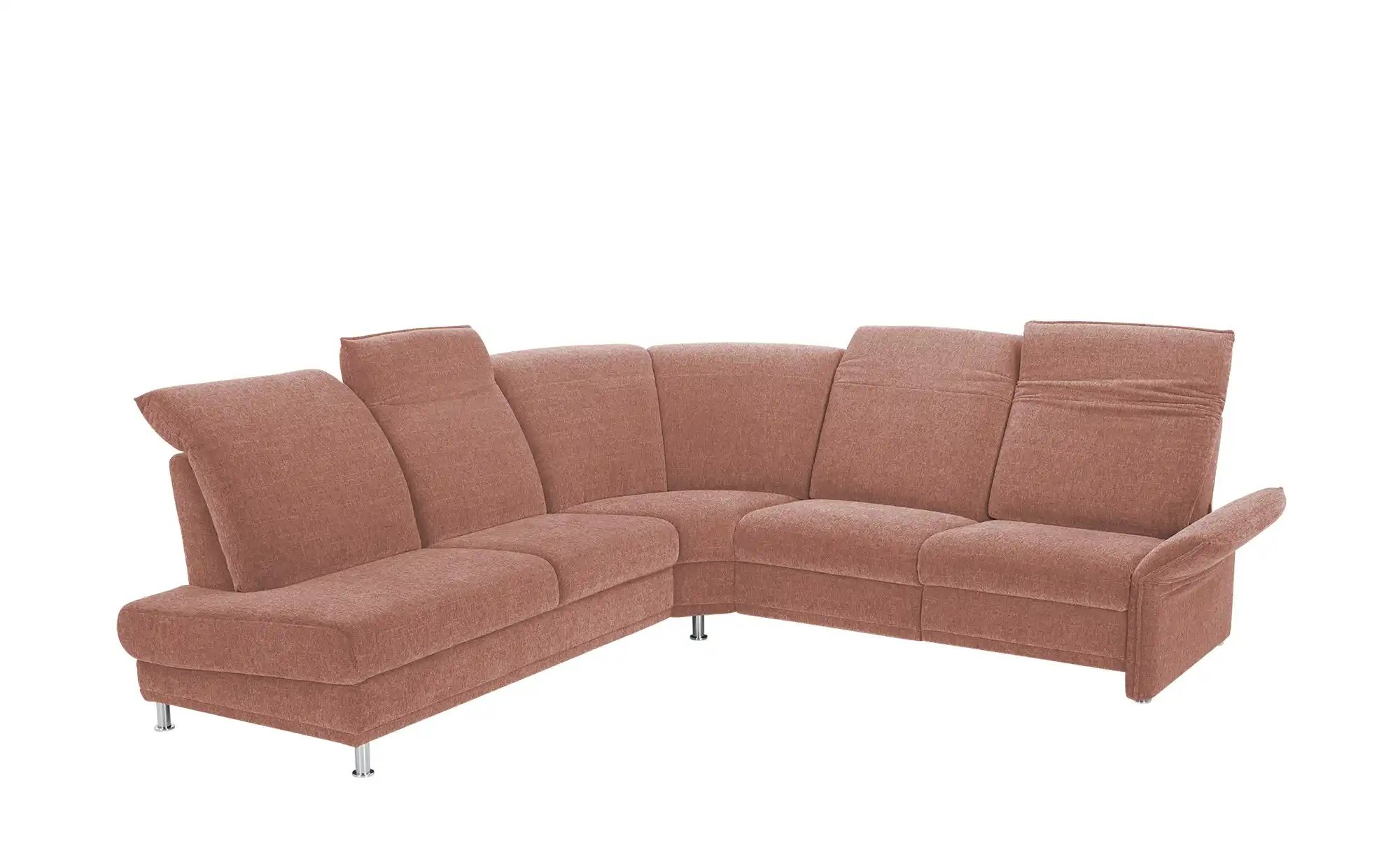 Polstermöbel Oelsa Ecksofa  Mallorca ¦ rosa/pink ¦ Maße (cm): B: 267 H: 92 günstig online kaufen