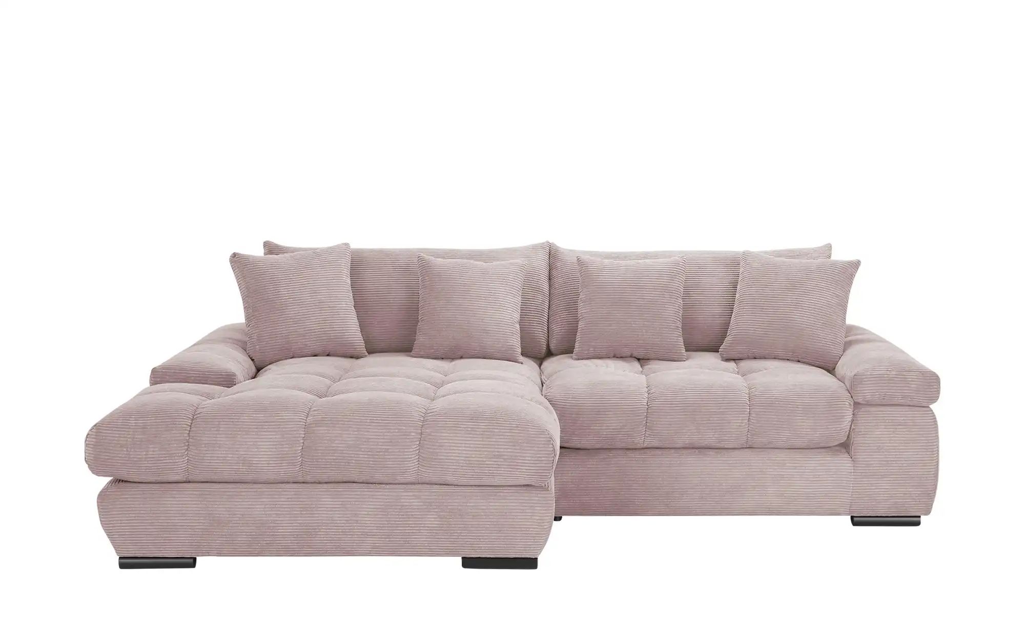 bobb Ecksofa mit trendigem Cordbezug Hella ¦ rosa/pink ¦ Maße (cm): B: 303 günstig online kaufen