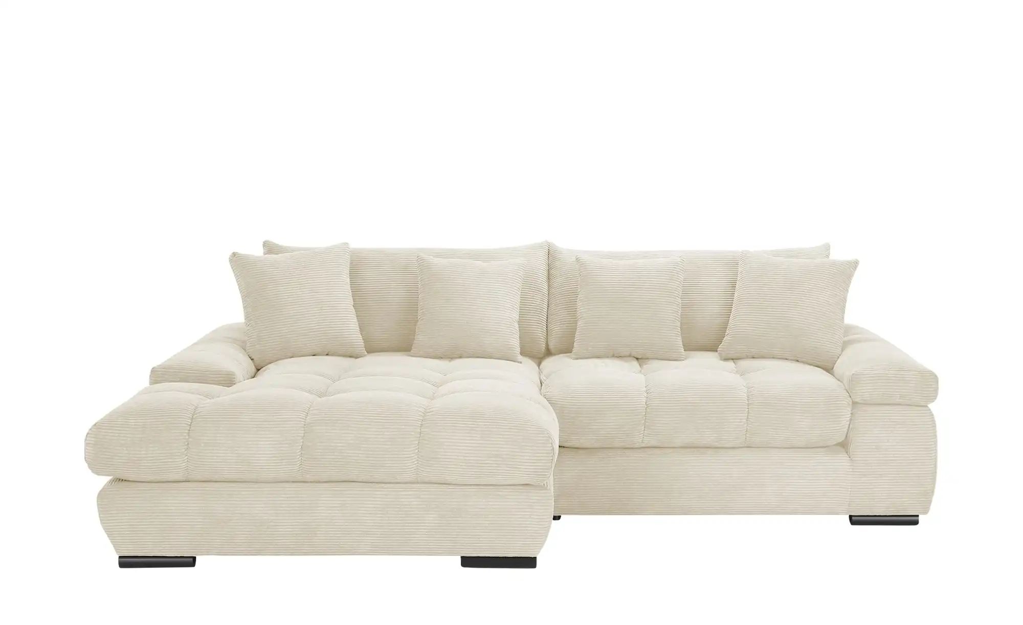 bobb Ecksofa mit trendigem Cordbezug Hella ¦ creme ¦ Maße (cm): B: 303 H: 9 günstig online kaufen