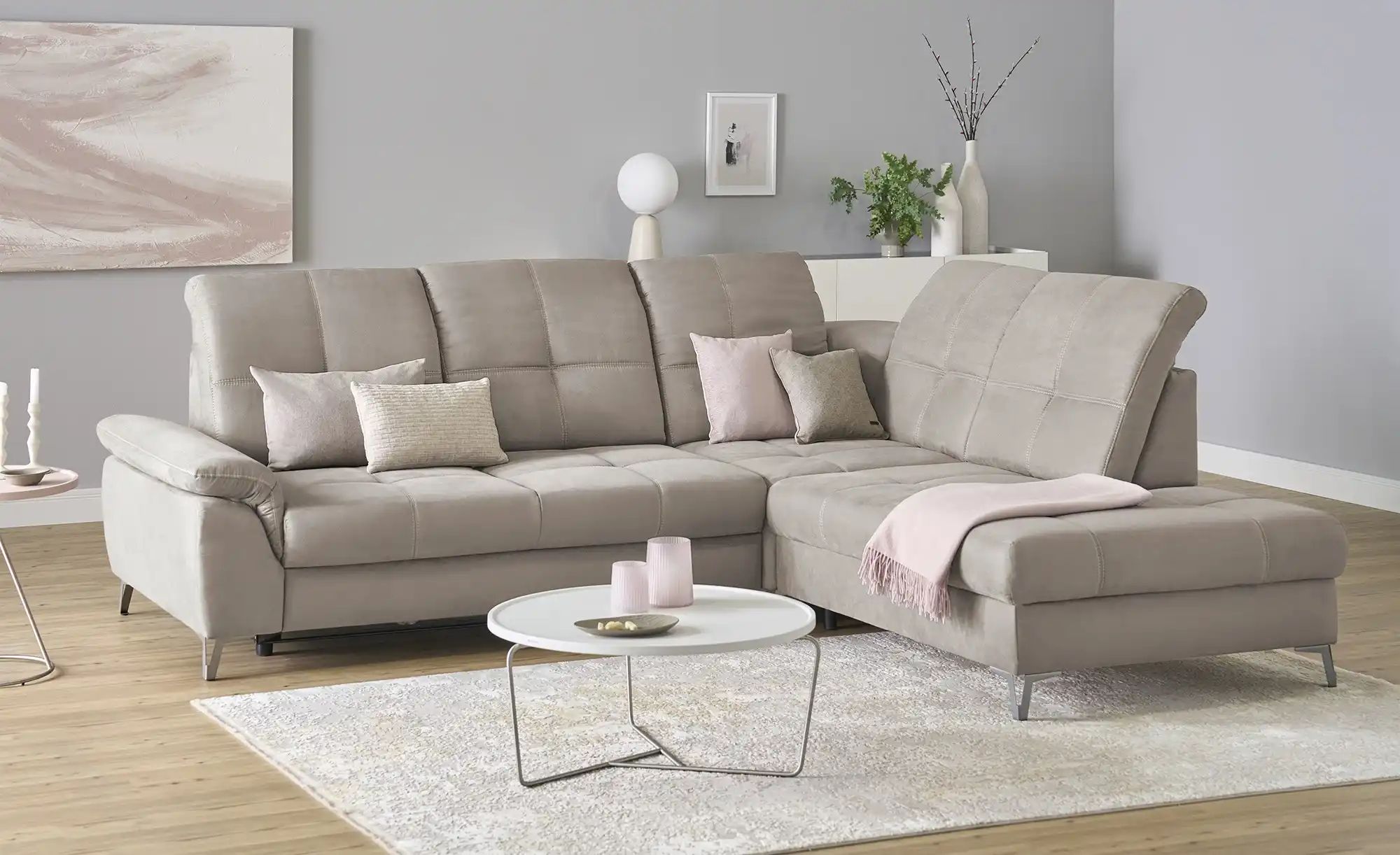 medium Ecksofa  Planova II ¦ beige ¦ Maße (cm): B: 282 H: 114 T: 241.0 Pols günstig online kaufen