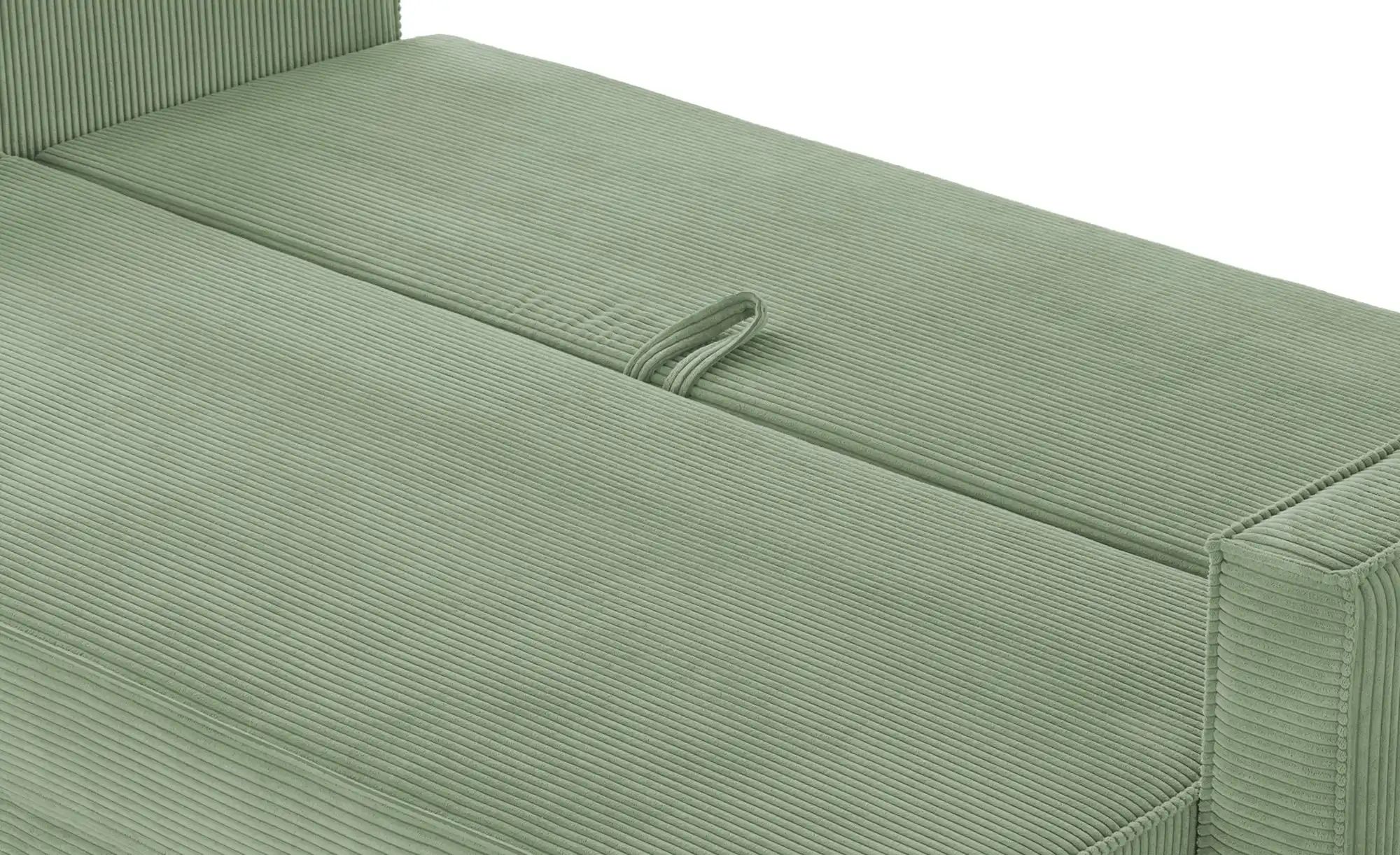 Schlafsofa  Teresina ¦ grün ¦ Maße (cm): B: 222 H: 93 T: 98.0 Polstermöbel günstig online kaufen