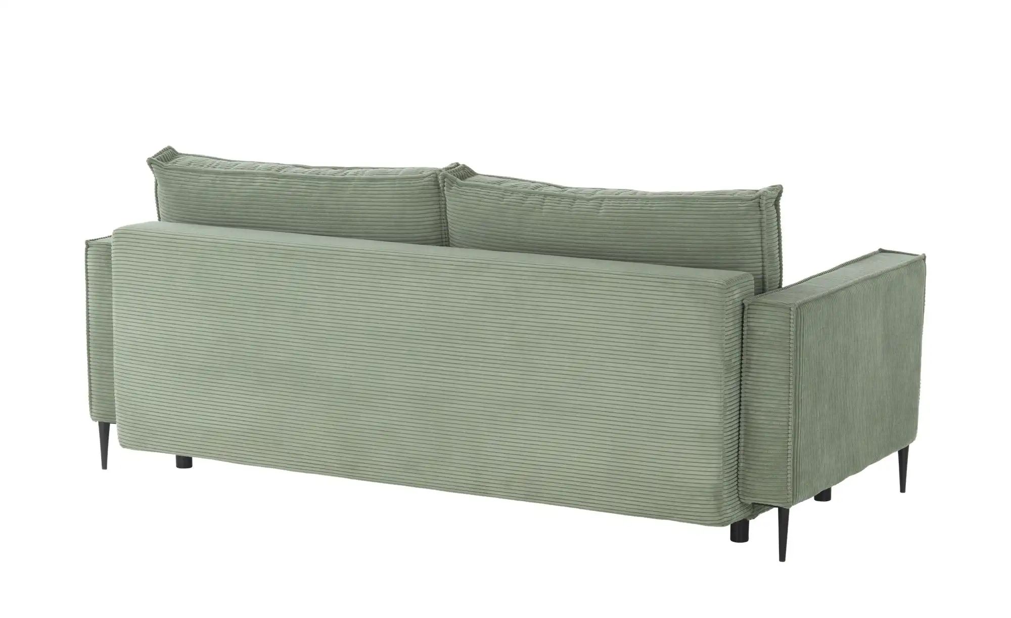 Schlafsofa  Teresina ¦ grün ¦ Maße (cm): B: 222 H: 93 T: 98.0 Polstermöbel günstig online kaufen