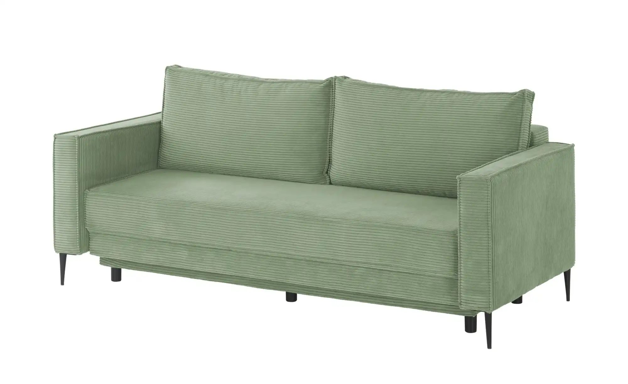 Thumbnail - Schlafsofa  Teresina ¦ grün ¦ Maße (cm): B: 222 H: 93 T: 98.0 Polstermöbel > Sofas > 2-Sitzer - Höffner