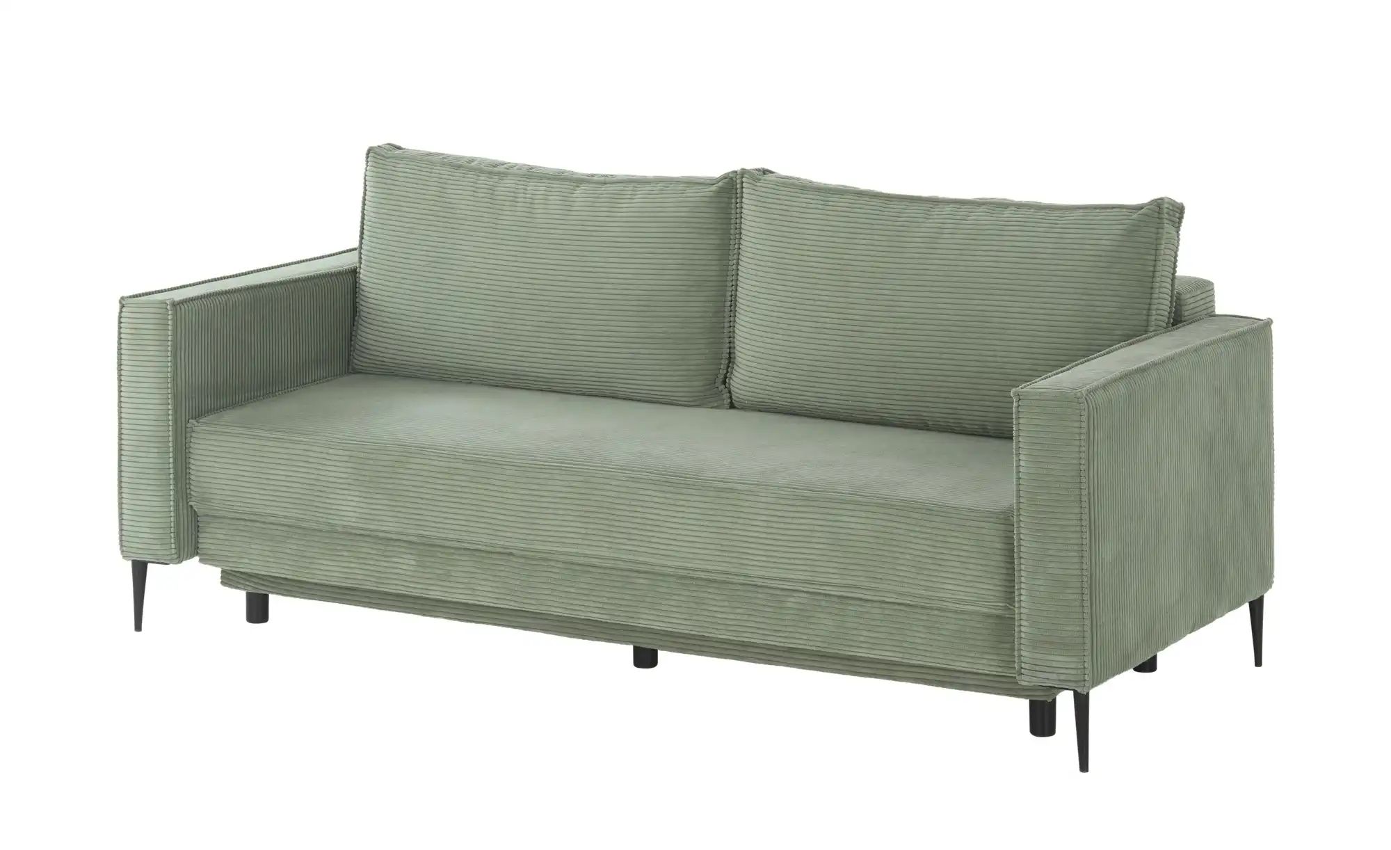 Thumbnail - Schlafsofa  Teresina ¦ grün ¦ Maße (cm): B: 222 H: 93 T: 98.0 Polstermöbel > Sofas > 2-Sitzer - Höffner