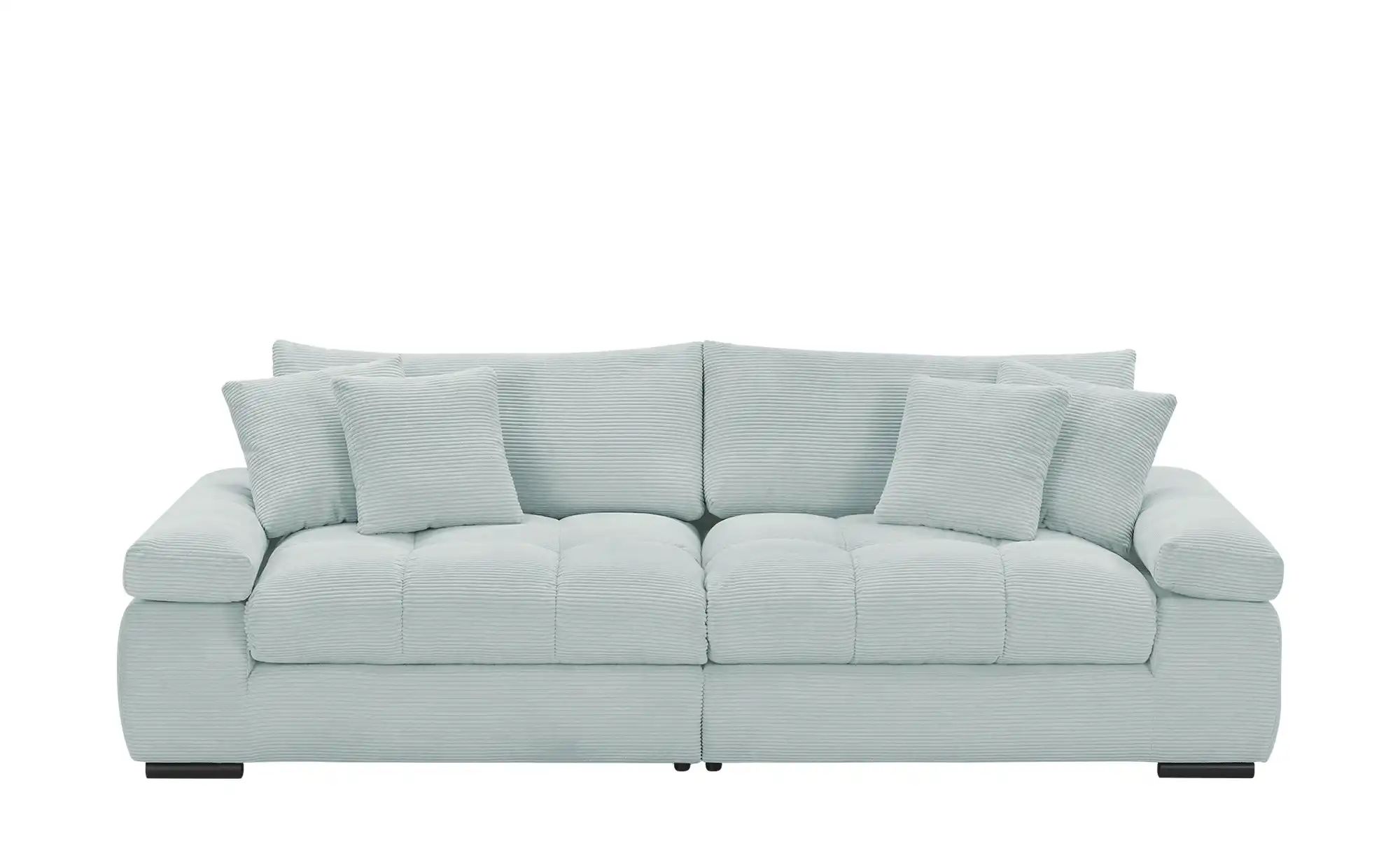 bobb Big Sofa  Hella ¦ blau ¦ Maße (cm): B: 262 H: 96 T: 140 Polstermöbel > günstig online kaufen