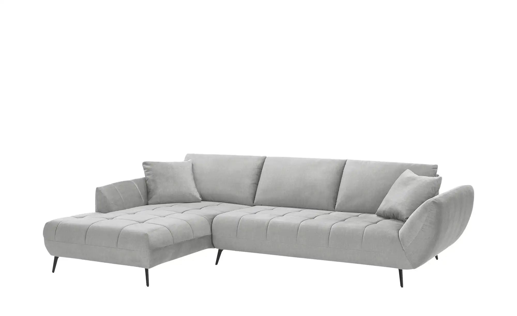 bobb Ecksofa  Carly ¦ silber ¦ Maße (cm): B: 313 H: 90 T: 215.0 Polstermöbe günstig online kaufen